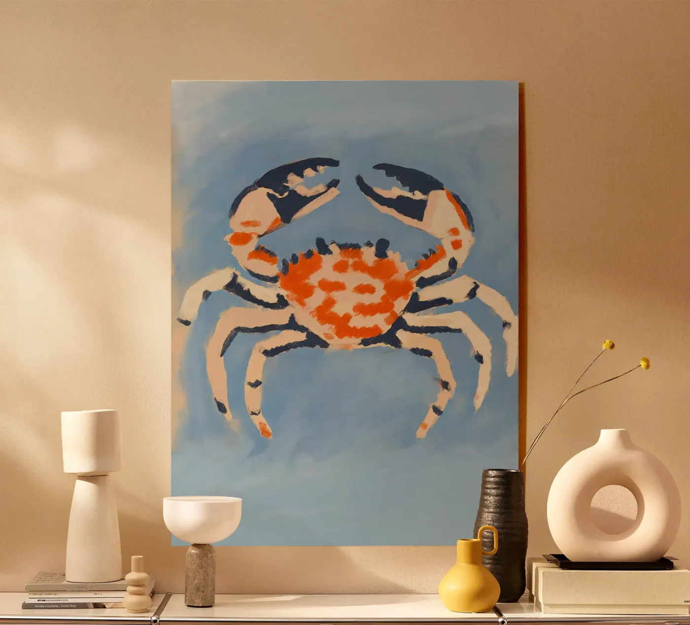 Ruby Crab acryl van treechild