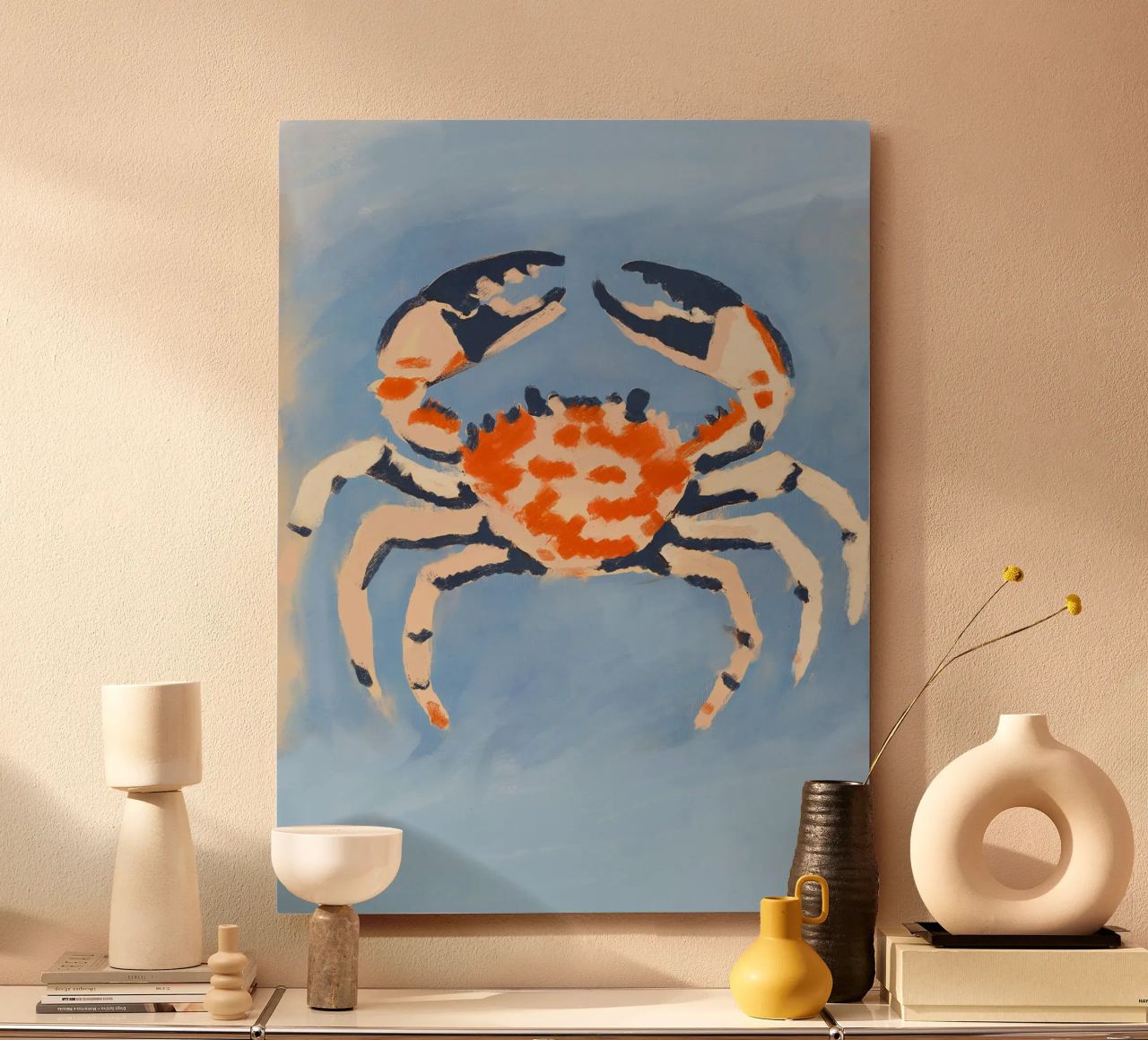 Ruby Crab aluminio dibond de treechild