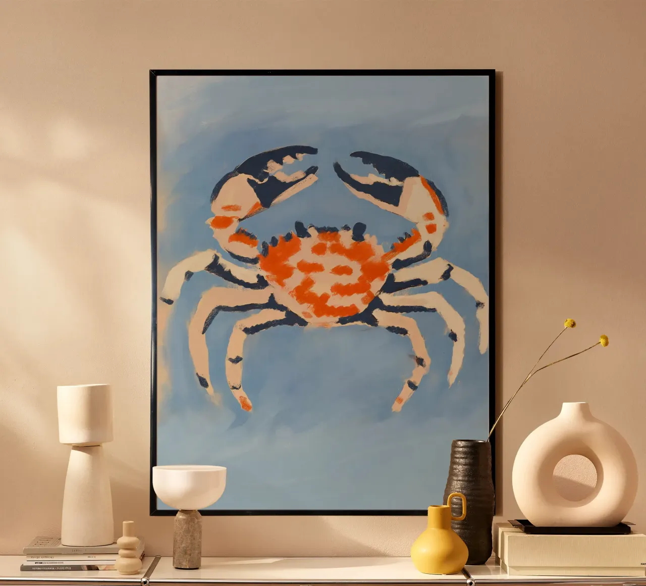 Ruby Crab carta hahnemühle da treechild