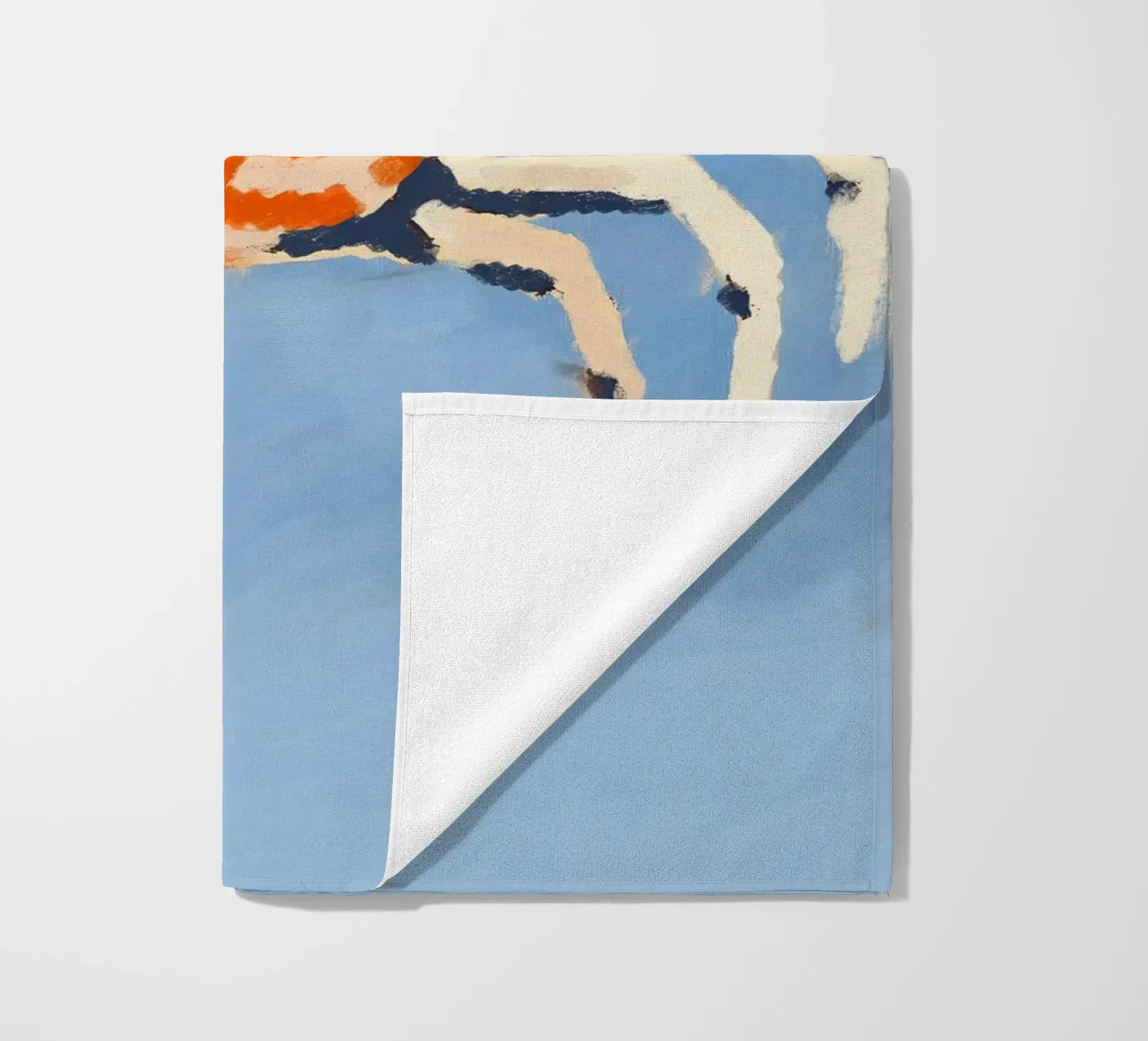 Ruby Crab beach towel by treechild