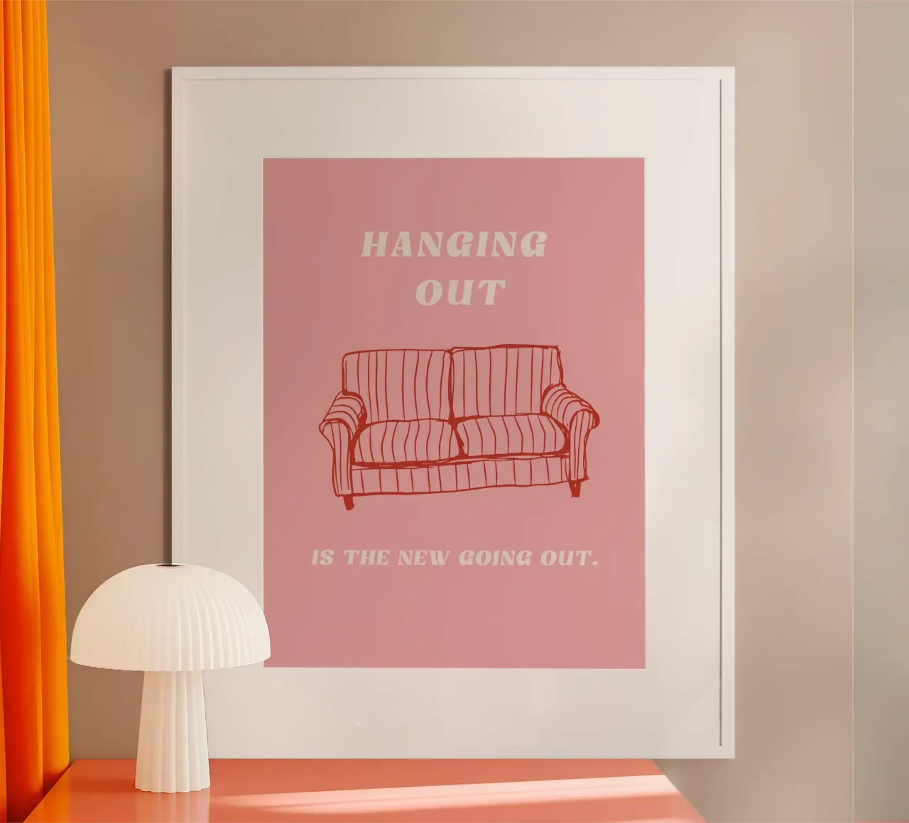 Hanging Out poster da treechild