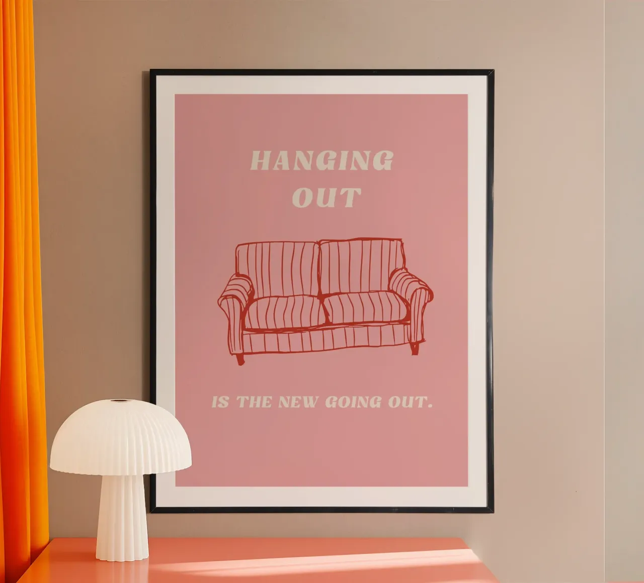 Hanging Out poster da treechild
