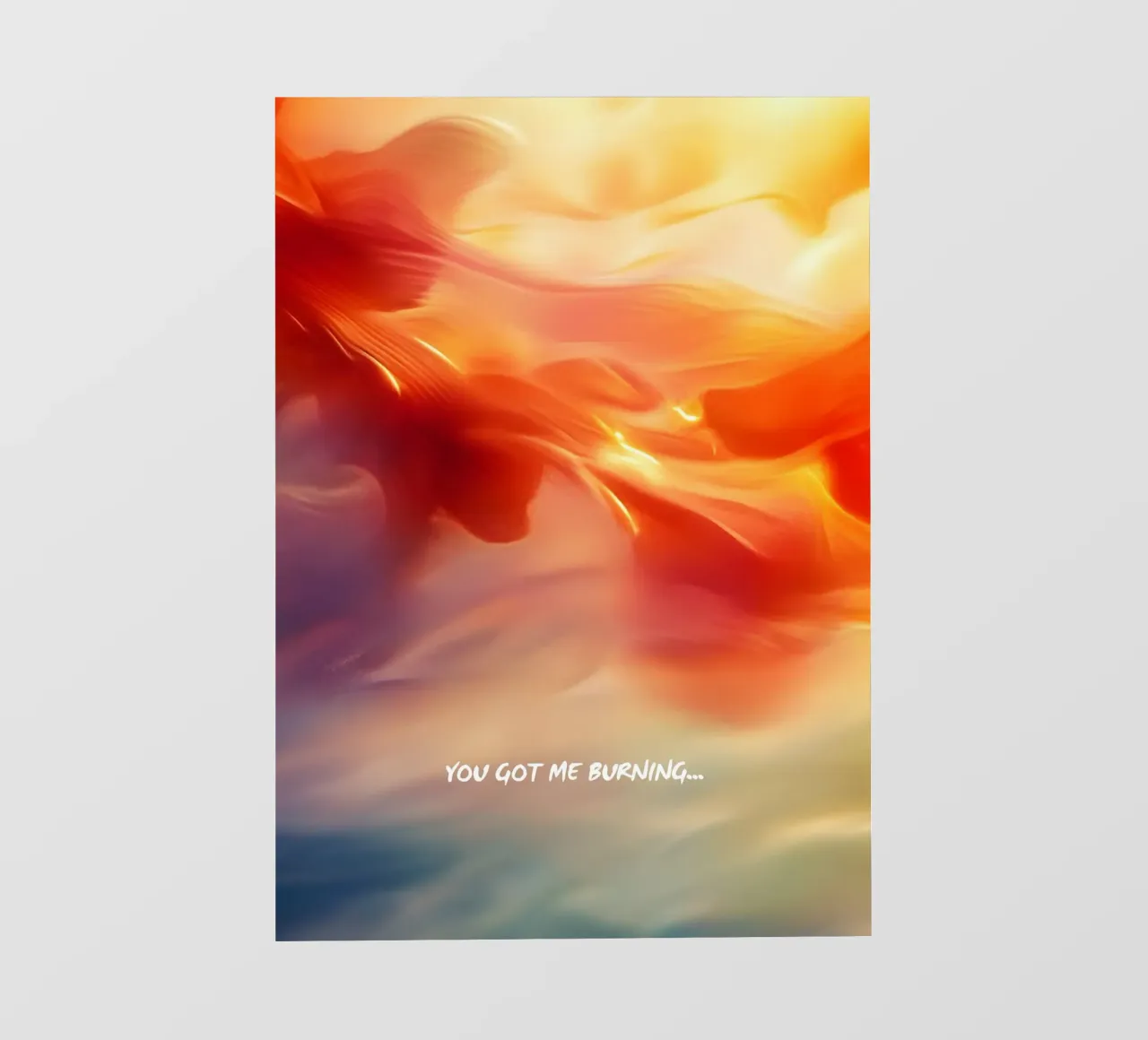 Got me Burning telo in pvc da Ma Lo Creative Studio