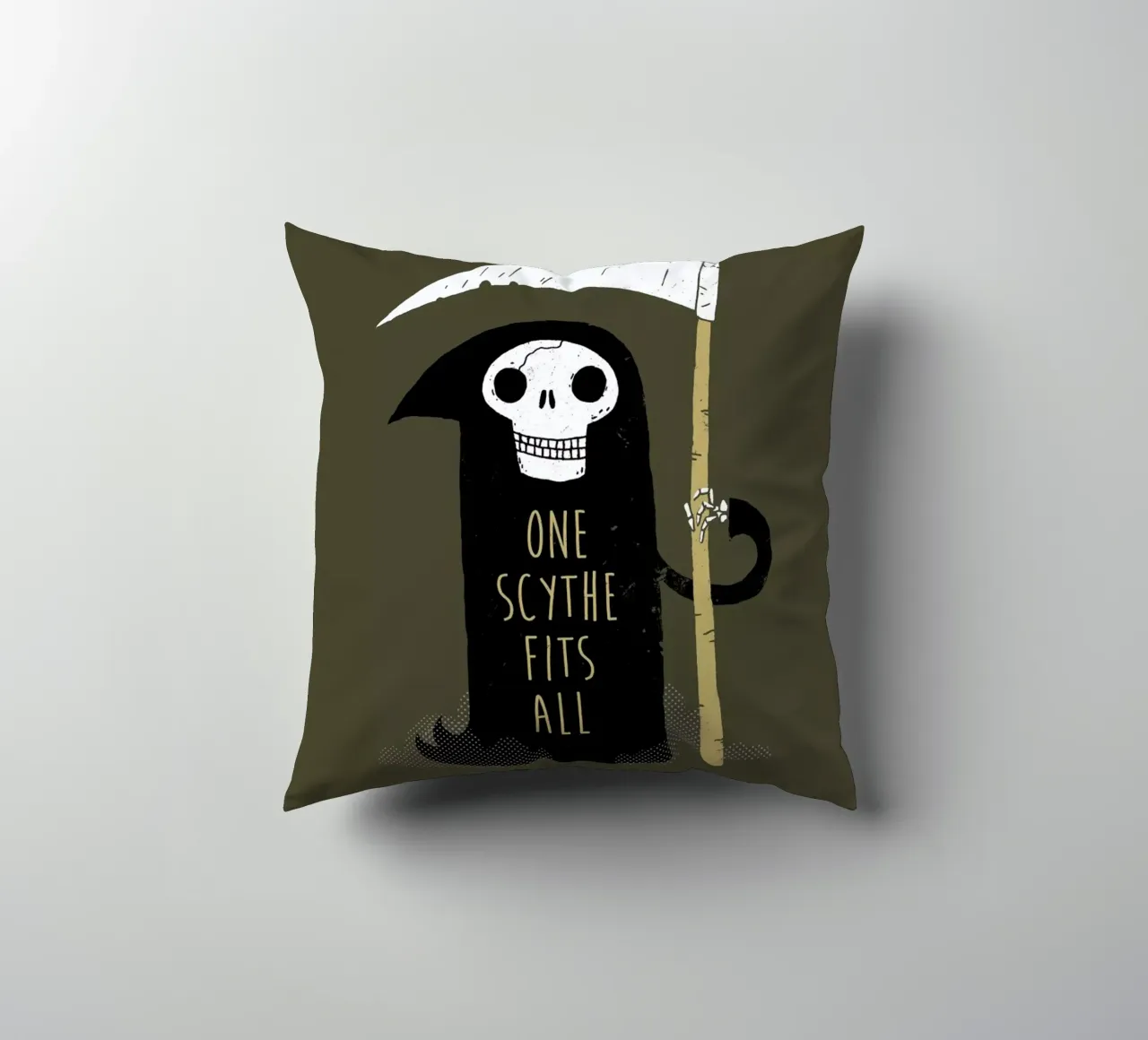 One Scythe Fits All cuscino da DinoMike