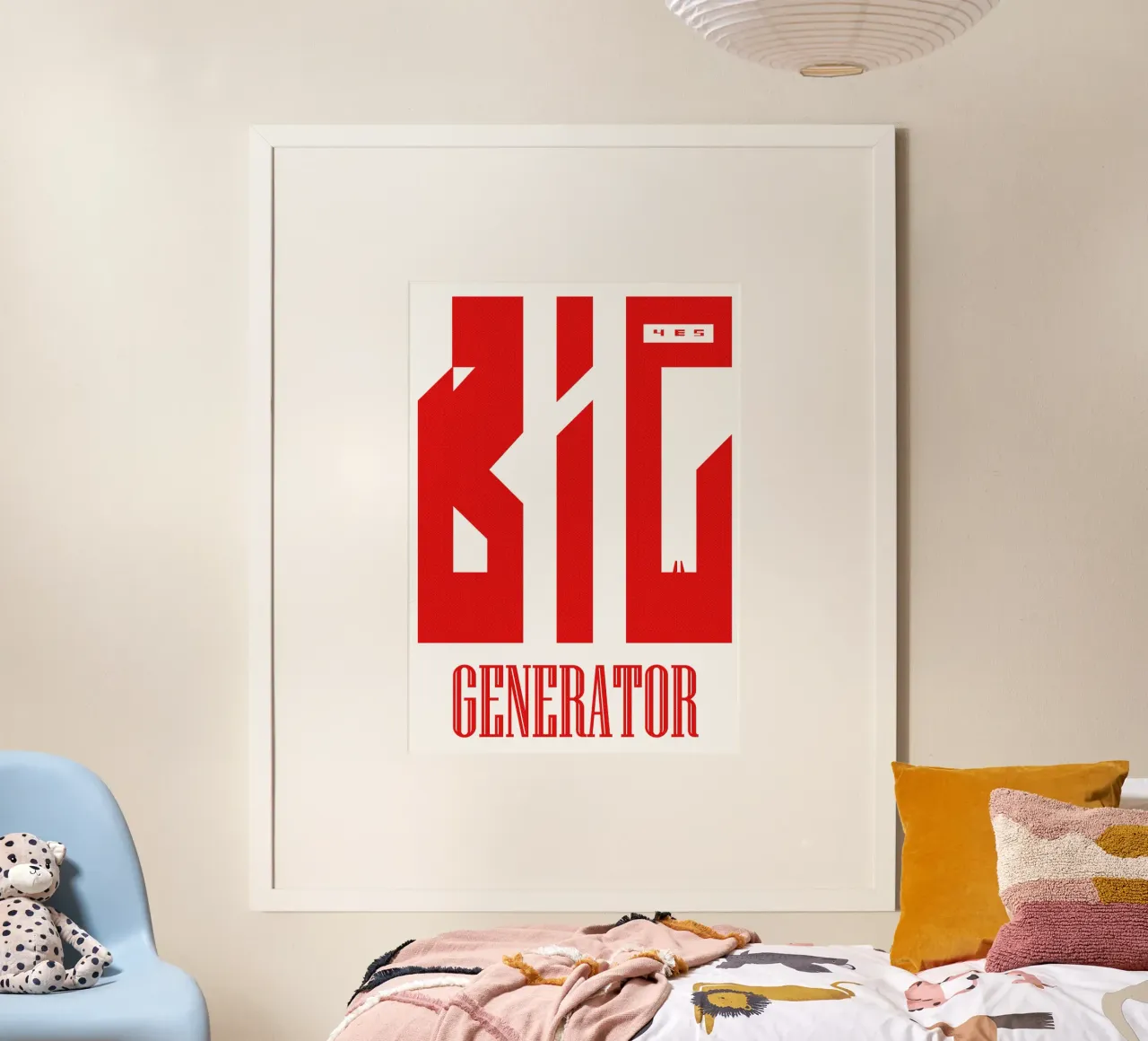 YES Big Generator Rock Album di tendenza ora poster con telaio in plastica da Urban Life