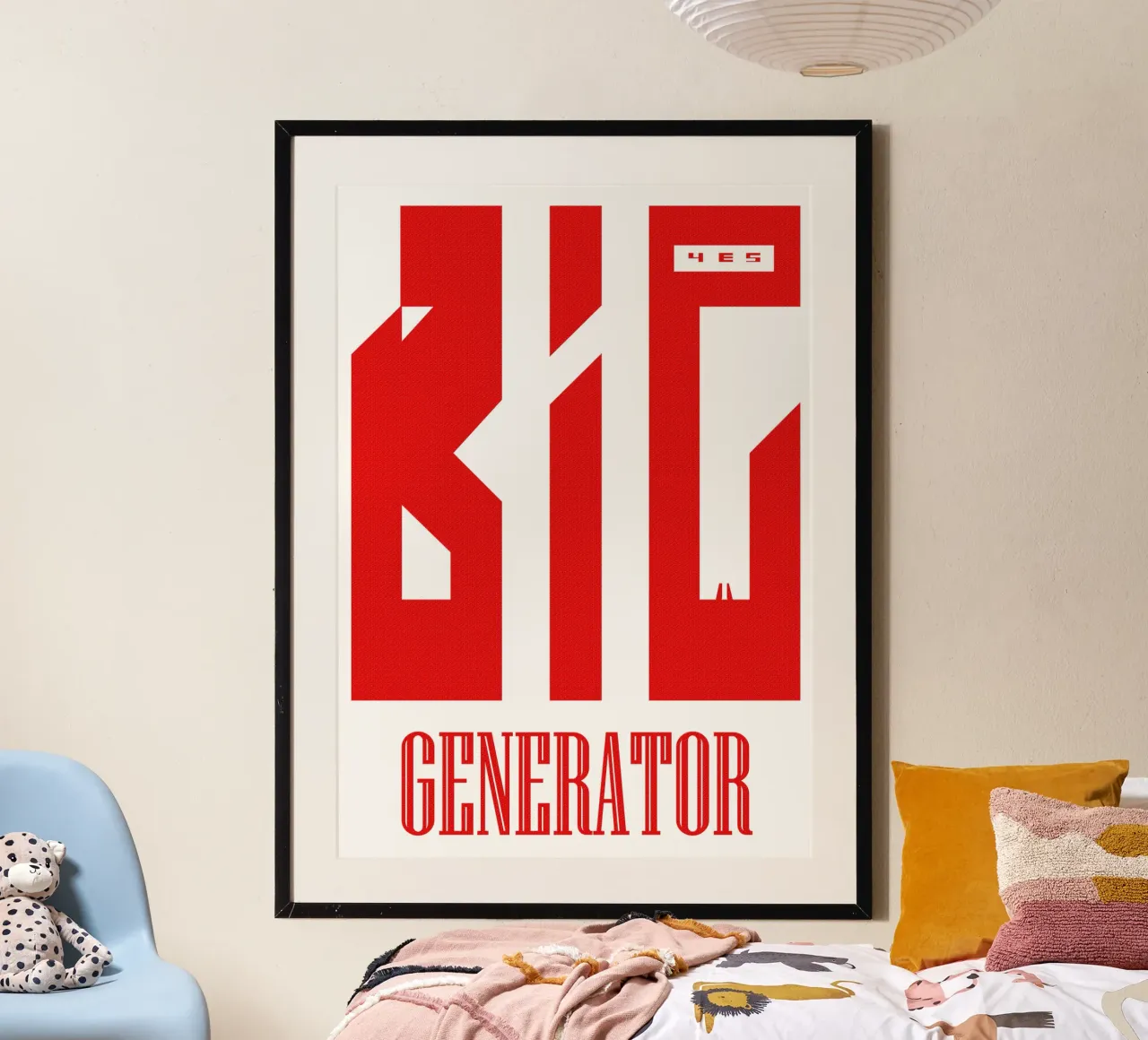 YES Big Generator Rock Album di tendenza ora poster con telaio in plastica da Urban Life