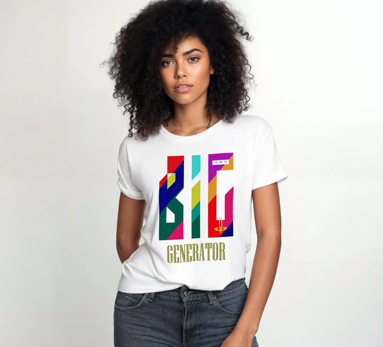 YES Big Generator Colorful Trending Now women's fitted t-shirt by Urban Life