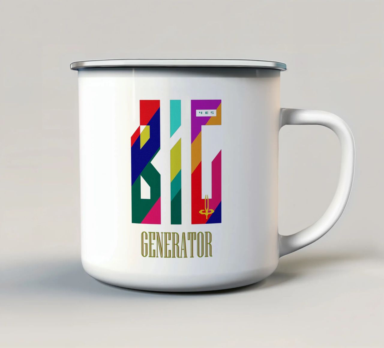 YES Big Generator Colorful Trending Now tazza in smalto da Urban Life