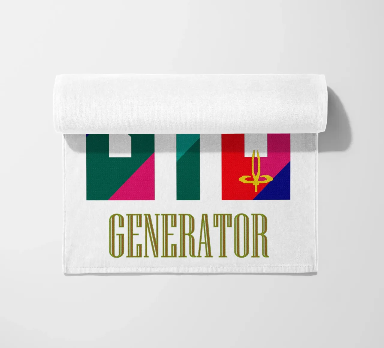 JA Grote Generator Kleurrijk Nu Trending strandhanddoek van Urban Life