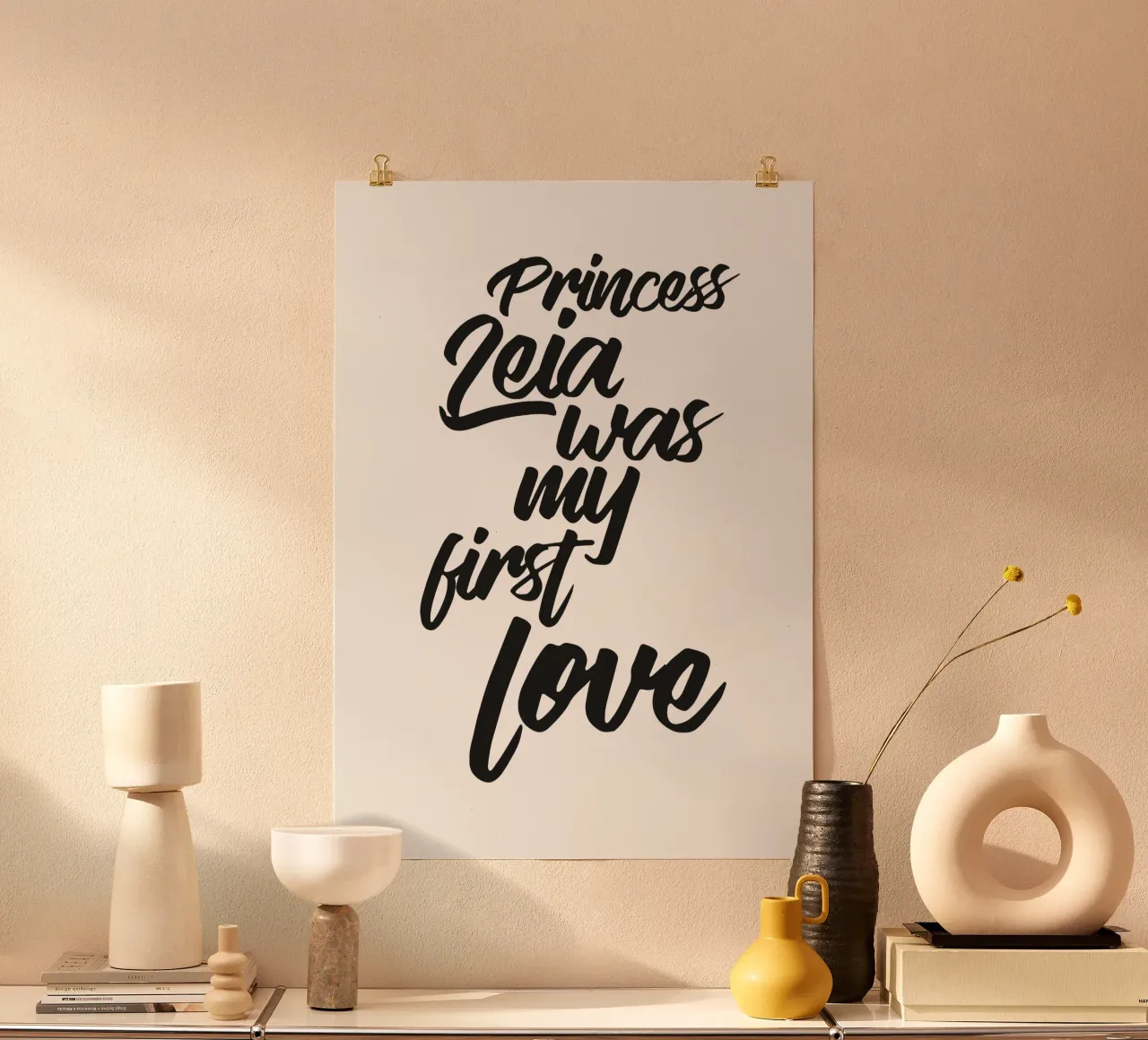 Prinzessin poster con telaio in plastica da Flo Klein