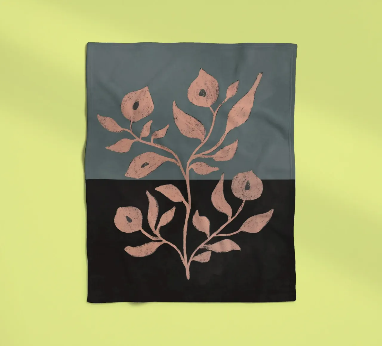 Bloom Series No 1 coperta in pile da treechild