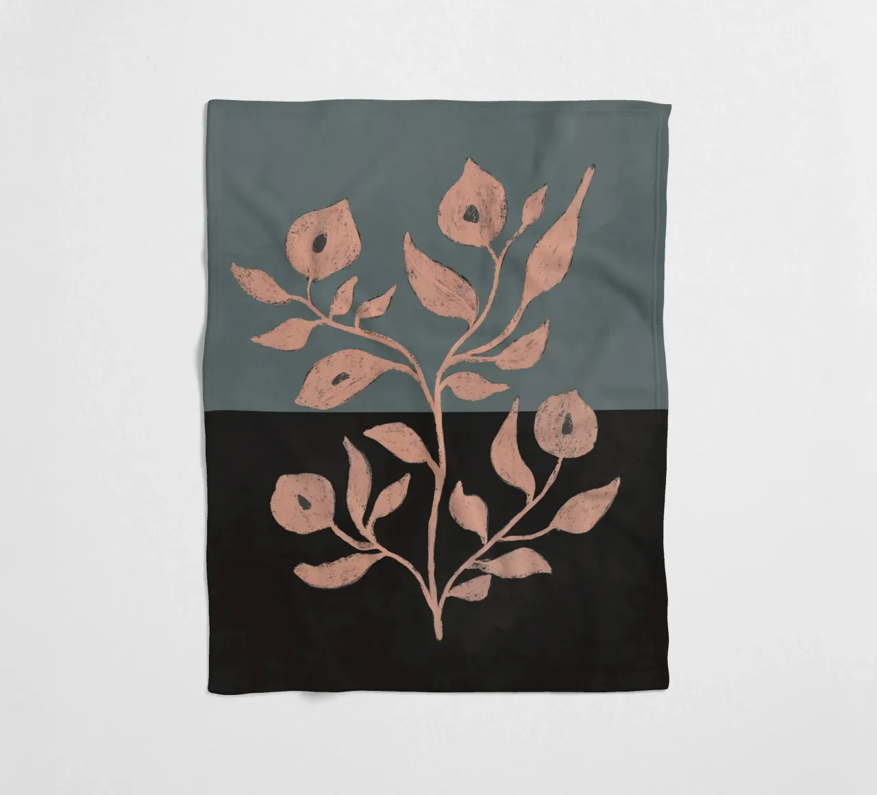 Bloom Series No 1 coperta in pile da treechild