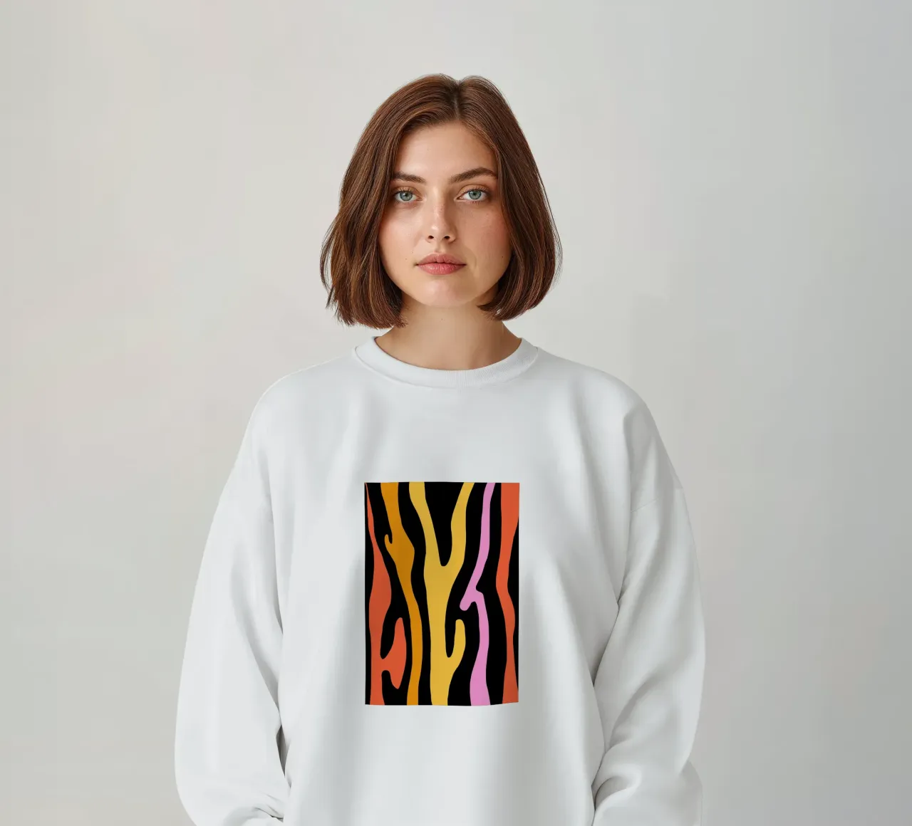 Groovy Zebra felpa da BAINAI