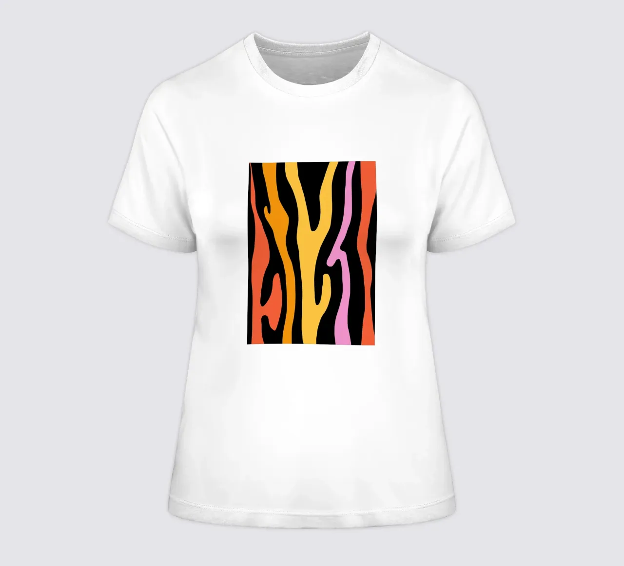 Groovy Zebra t-shirt da donna da BAINAI