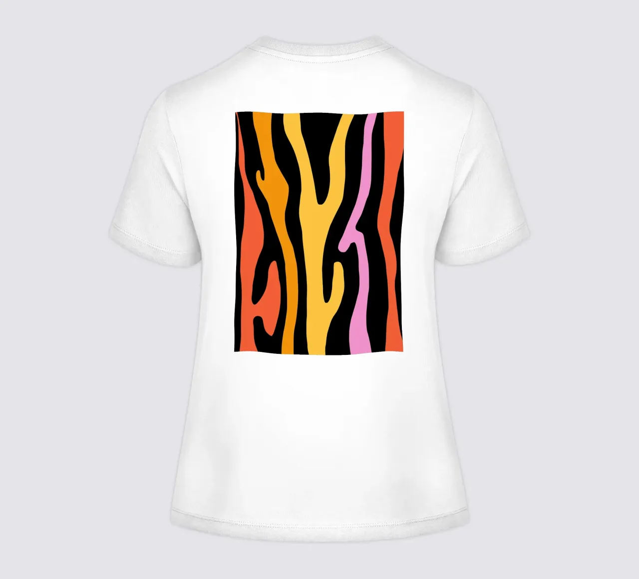 Groovy Zebra t-shirt da donna da BAINAI