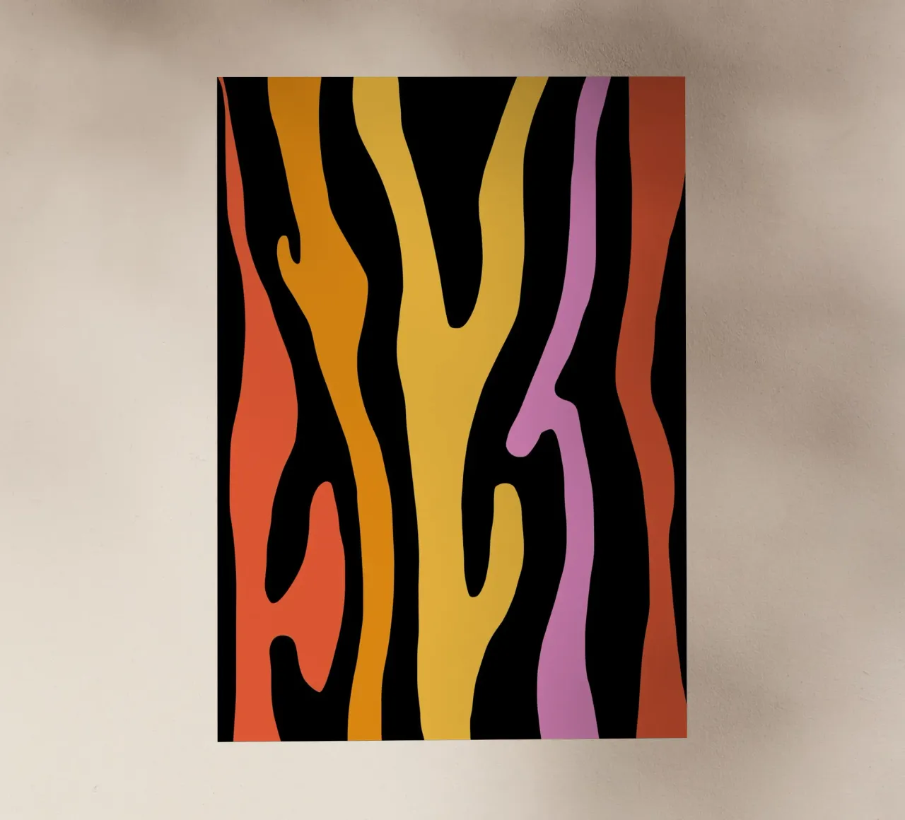 Groovy Zebra pellicola backlit da BAINAI