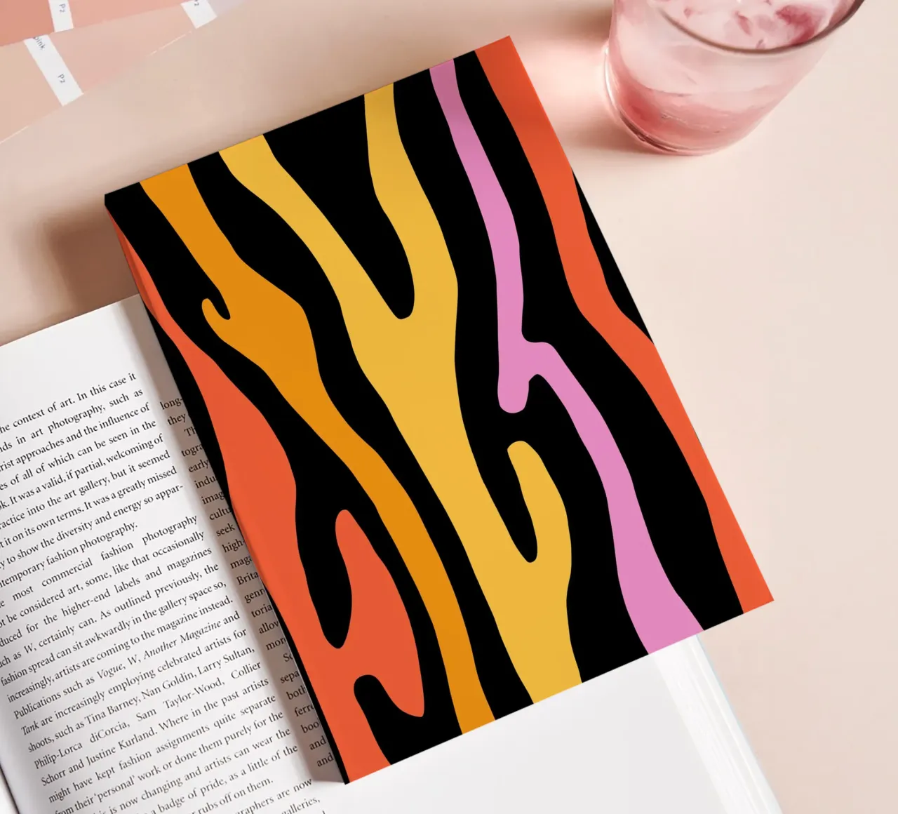 Groovy Zebra notebook by BAINAI