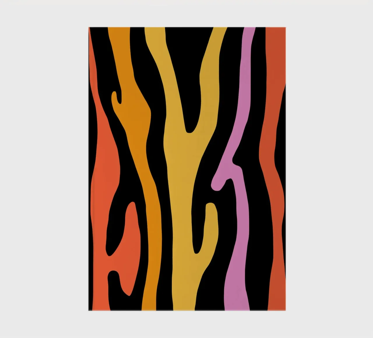 Groovy Zebra notebook by BAINAI