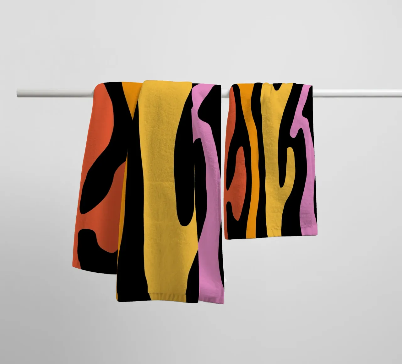 Groovy Zebra asciugamano da bagno da BAINAI