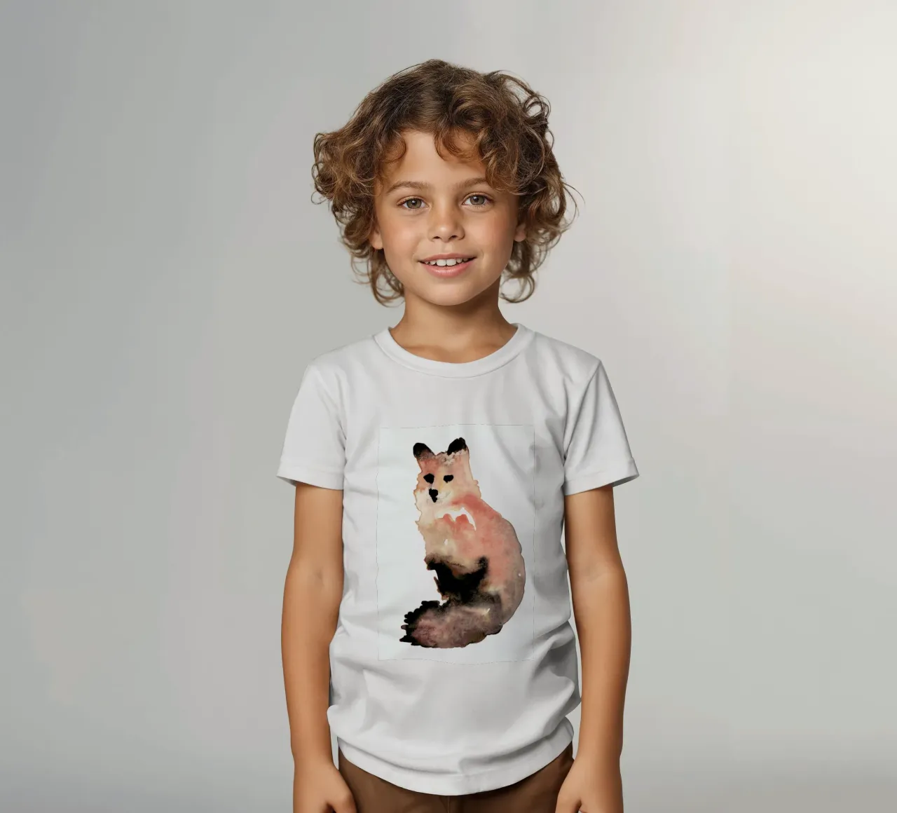 Fox kinder t-shirt van Farina Kuklinski