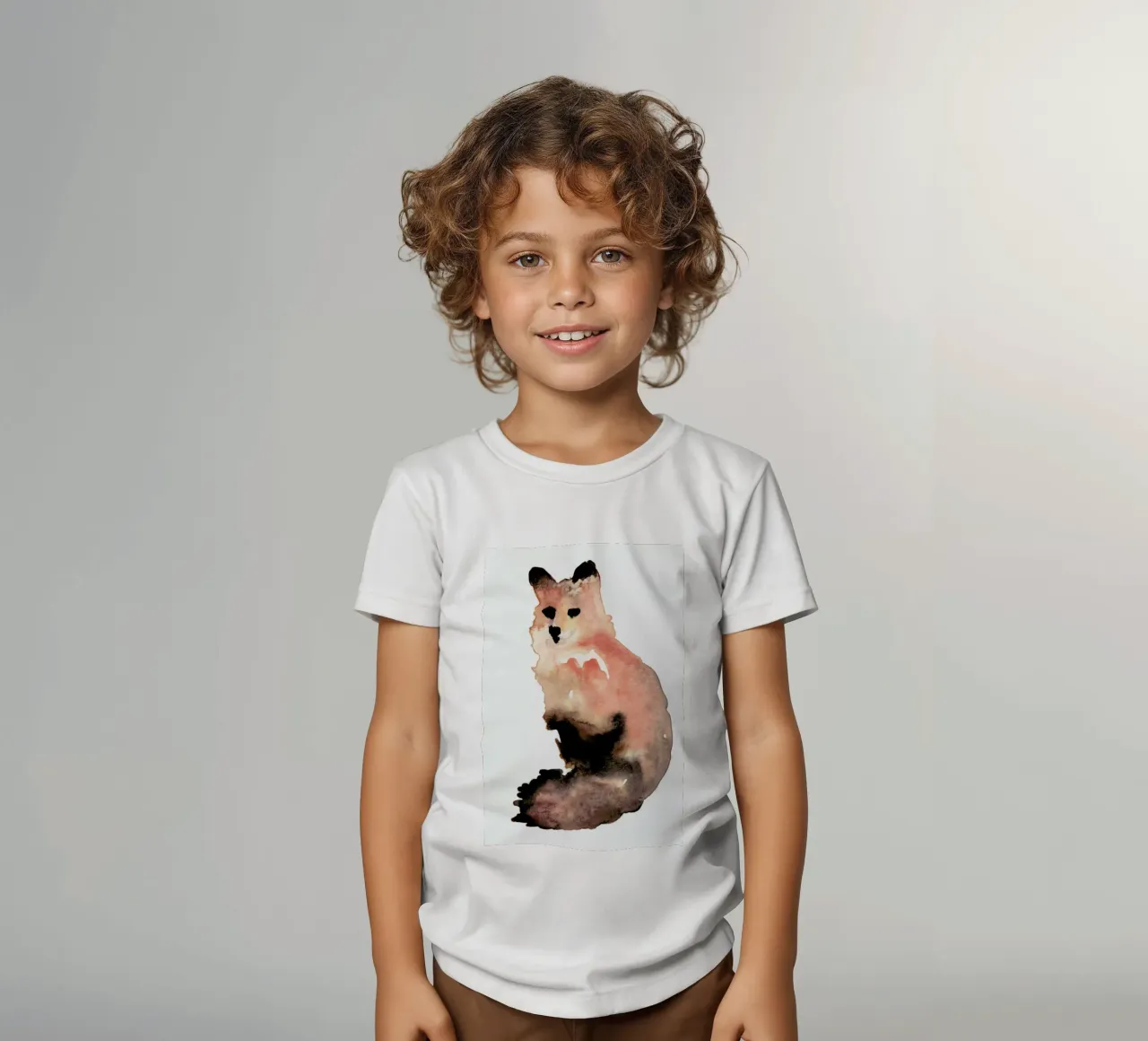 Fox kinder t-shirt van Farina Kuklinski