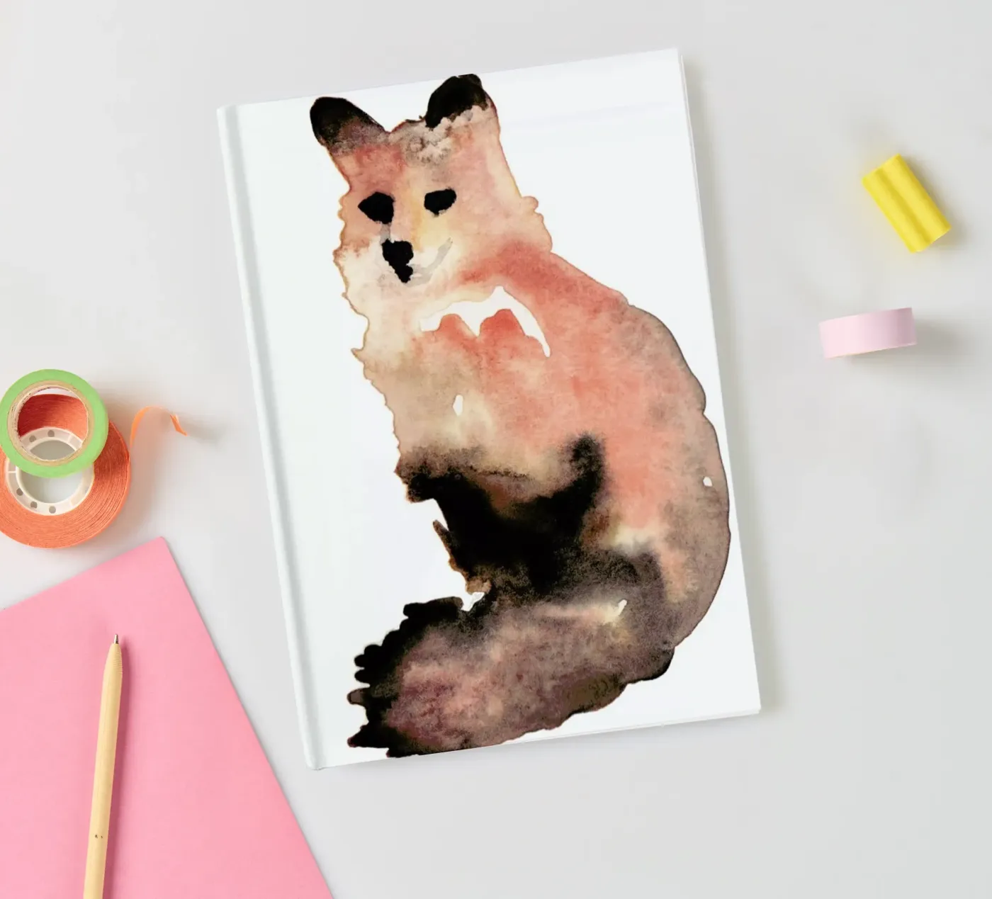 Fox notebook by Farina Kuklinski