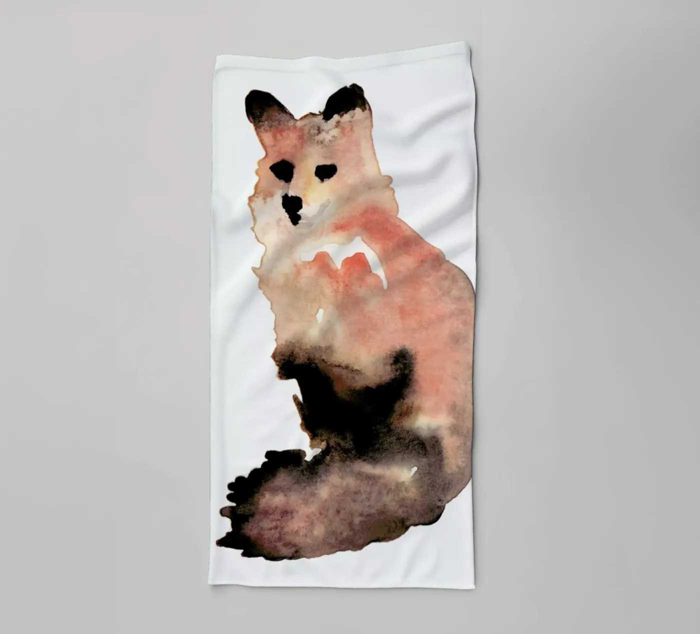 Fox towel by Farina Kuklinski