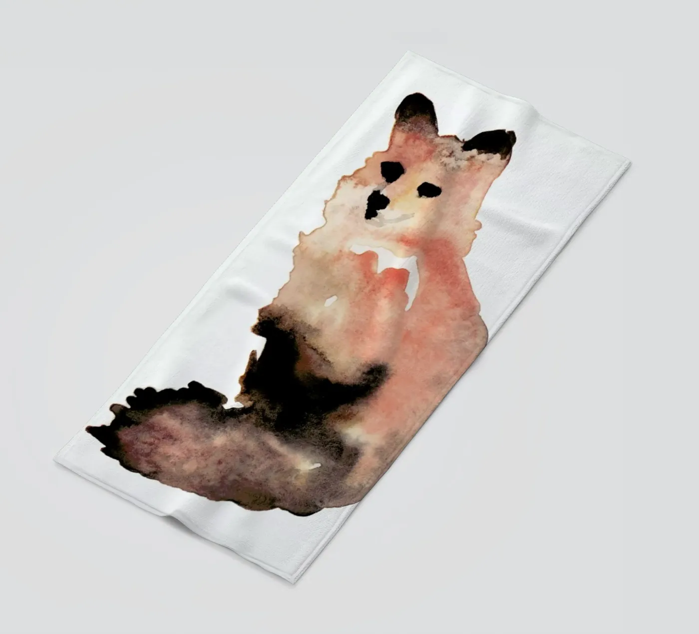 Fox serviette de plage de Farina Kuklinski