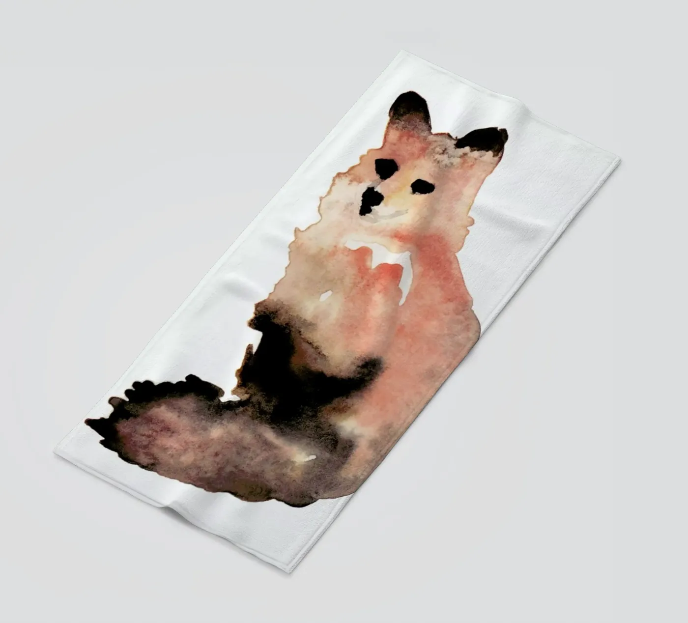 Fox strandhanddoek van Farina Kuklinski