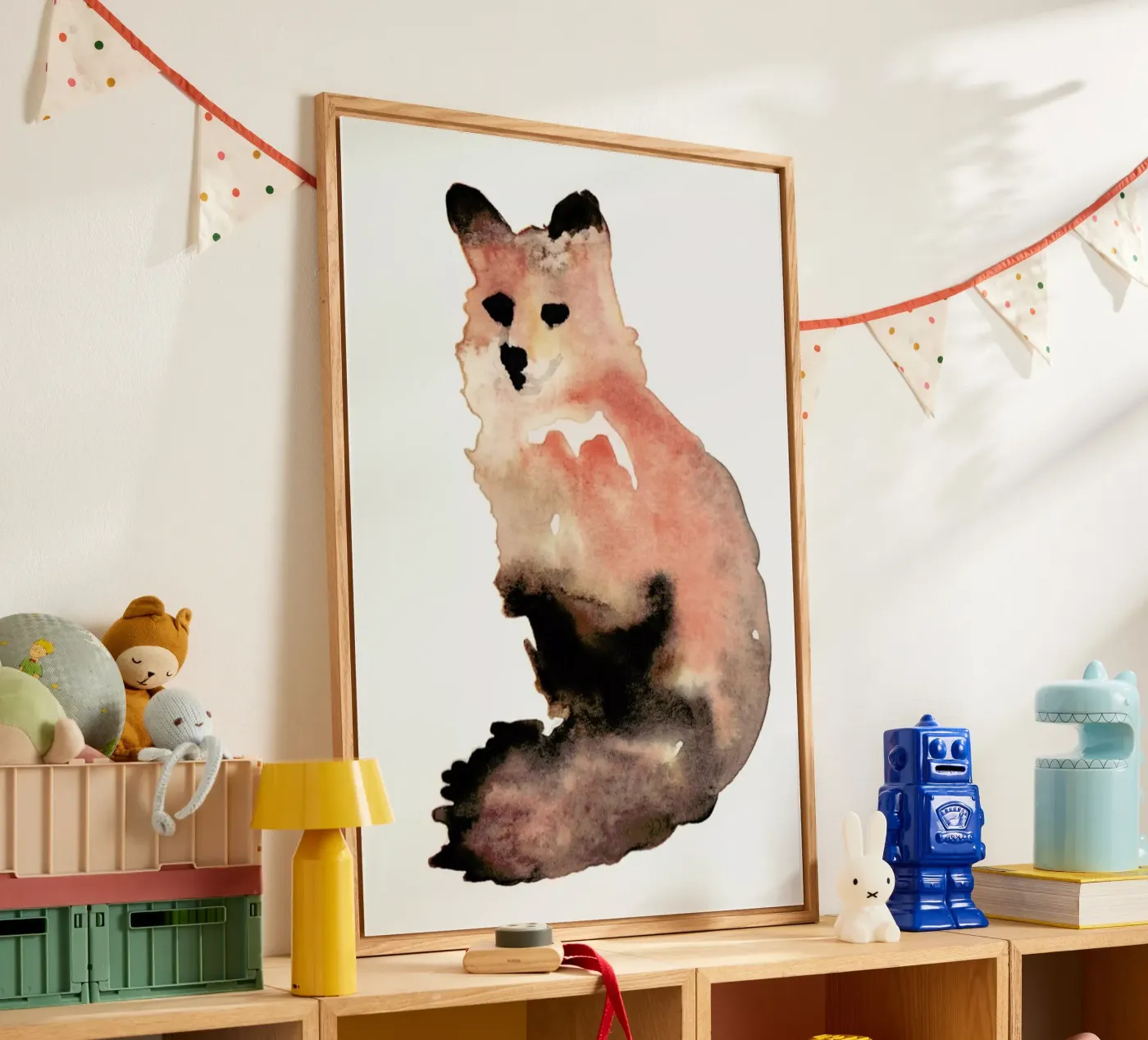 Fox plexiglas de Farina Kuklinski