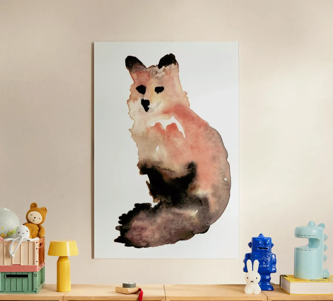 Fox plexiglas de Farina Kuklinski