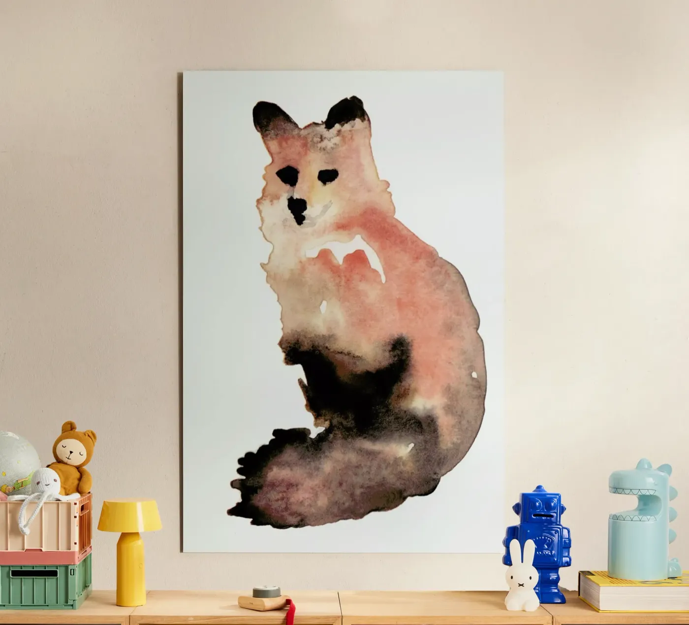 Fox alu-dibond by Farina Kuklinski