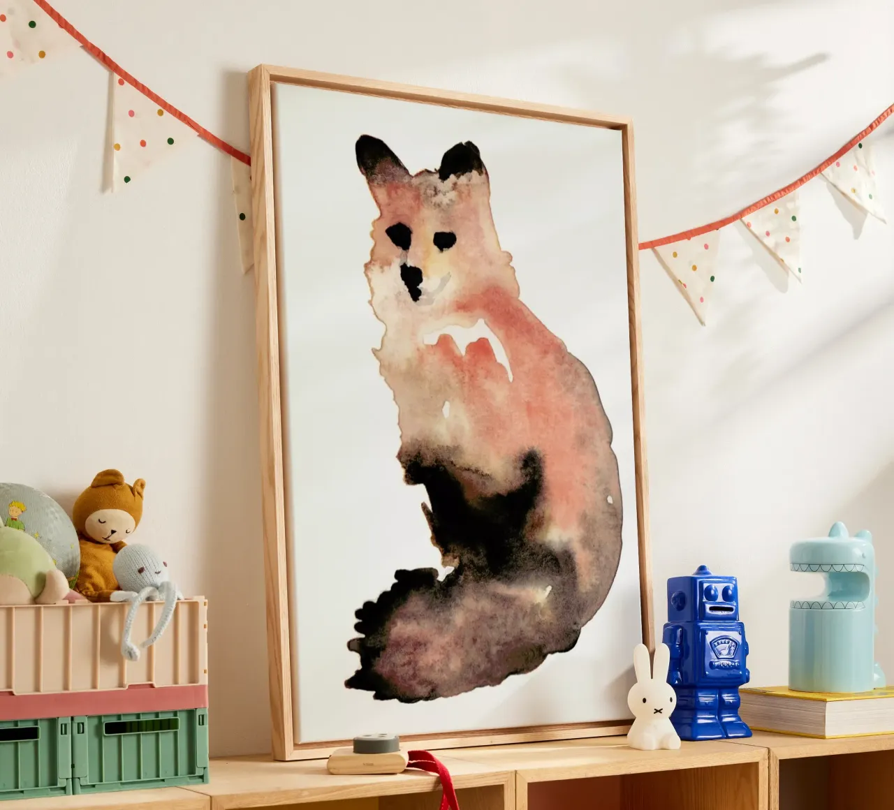 Fox canvas van Farina Kuklinski