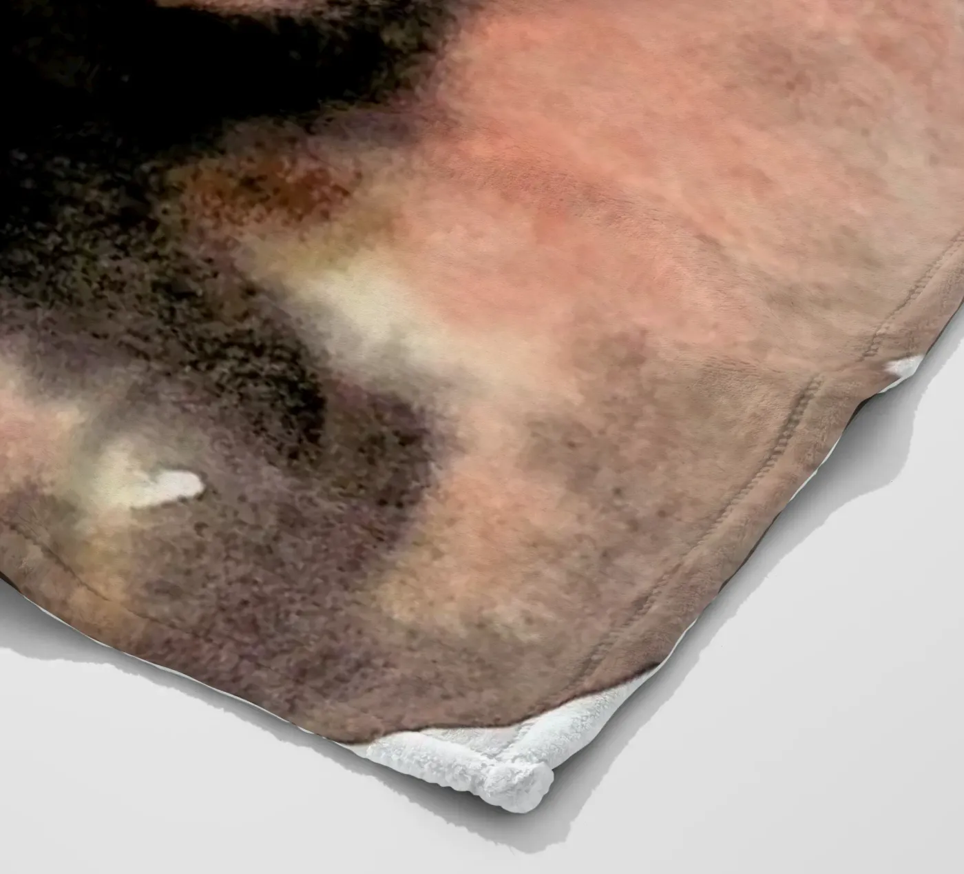 Fox fleece blanket by Farina Kuklinski