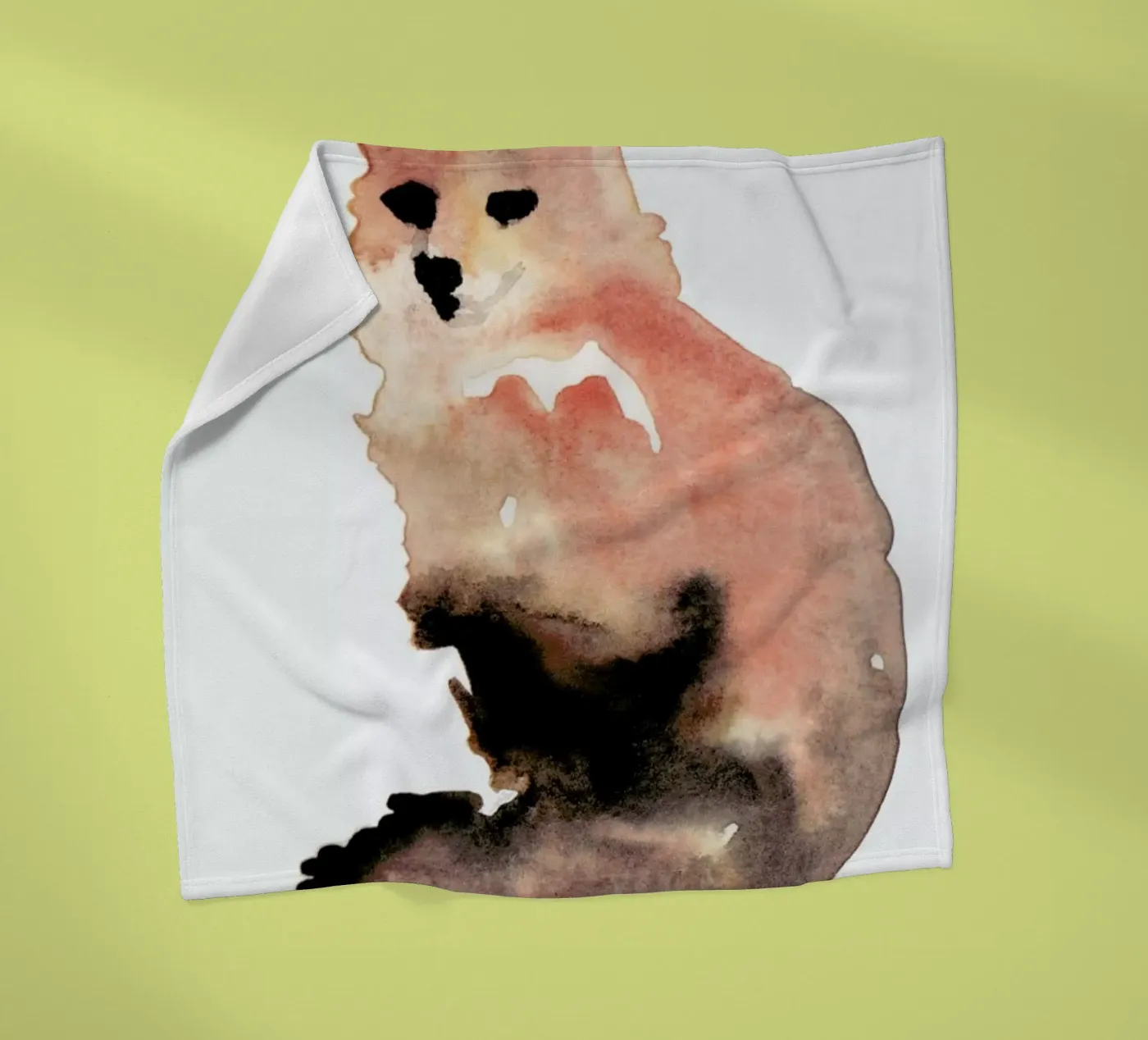Fox coperta in pile da Farina Kuklinski