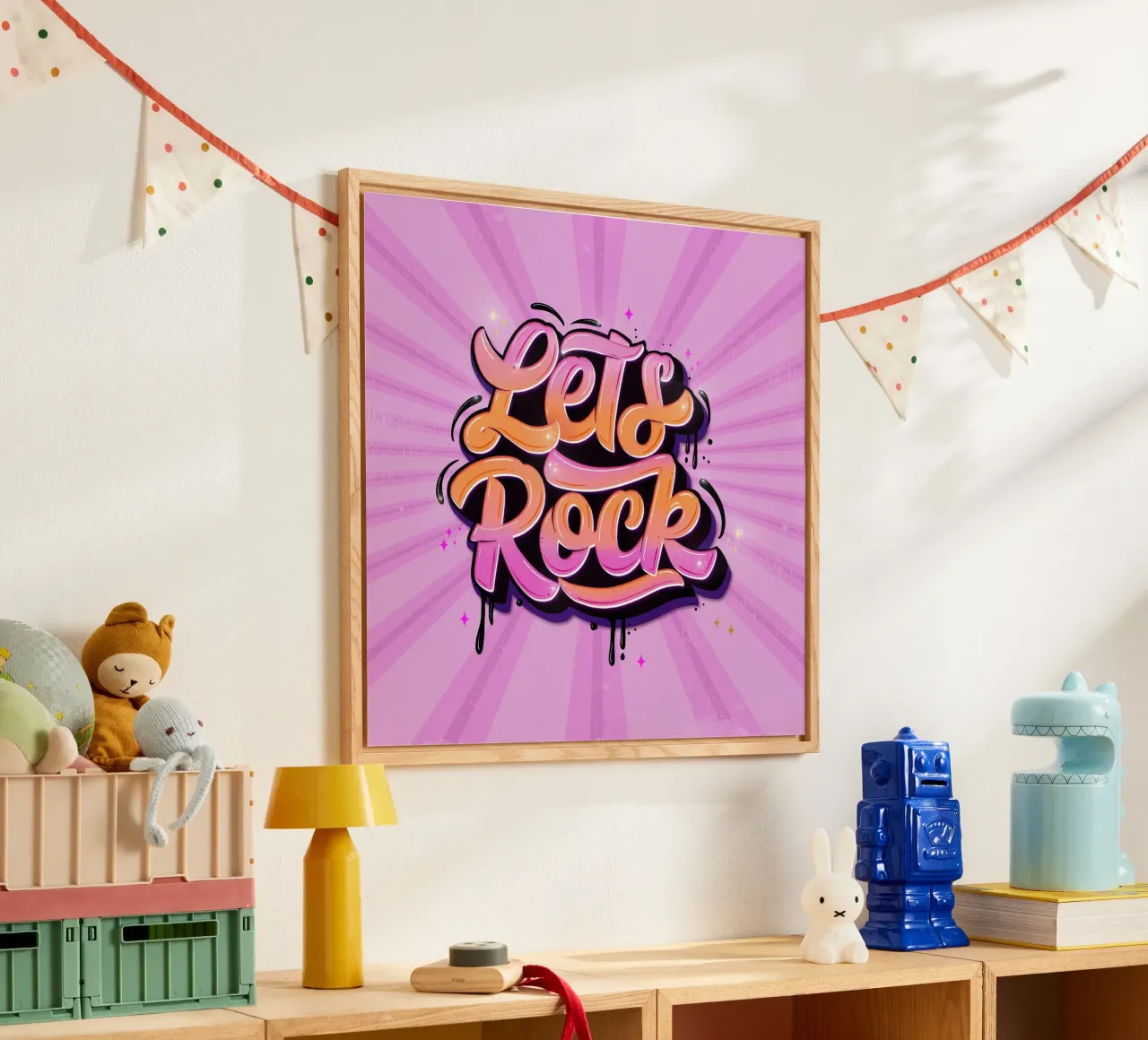 Let's Rock. Letteratura a mano. Good Vibes. plexiglass da CalliLetters