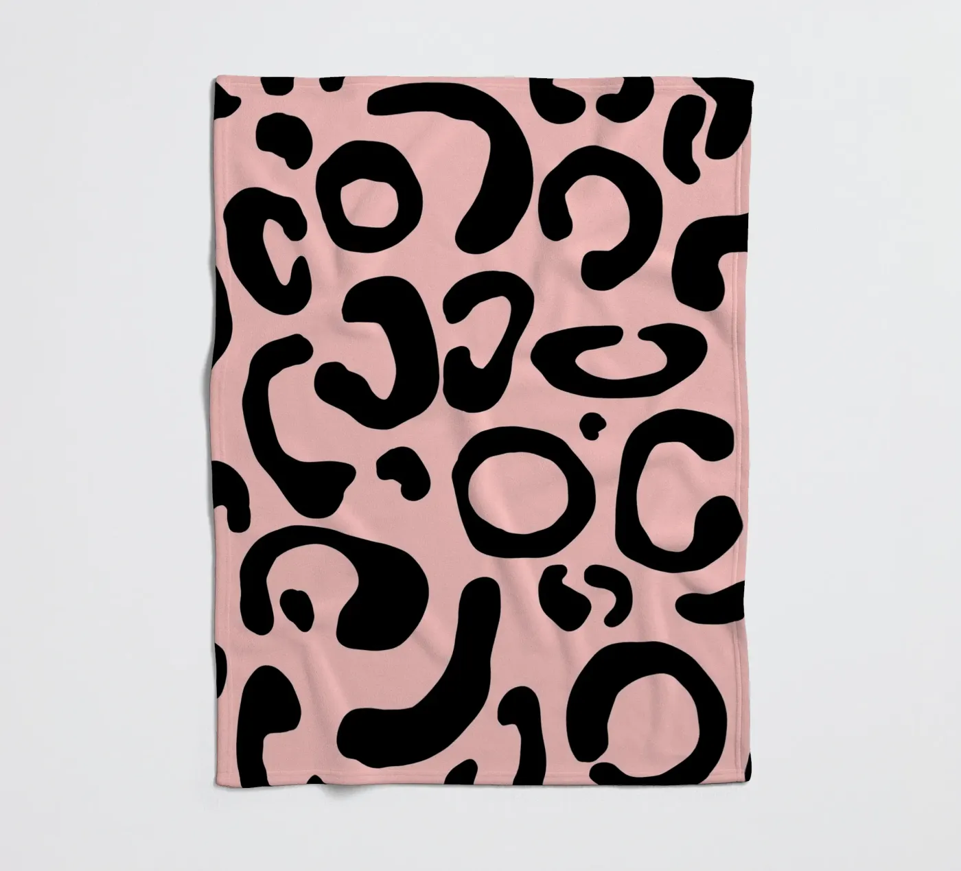 Leopard Rosé fleecedeken van BAINAI