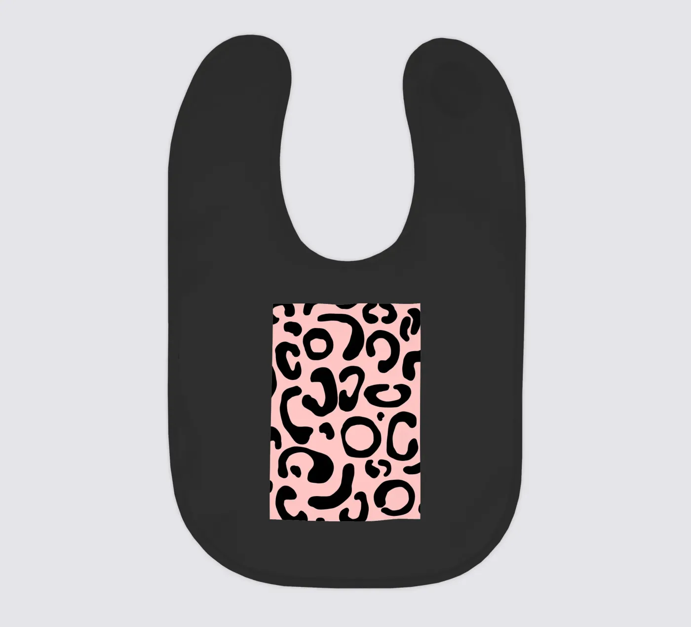 Leopard Rosé baby slabbetje van BAINAI