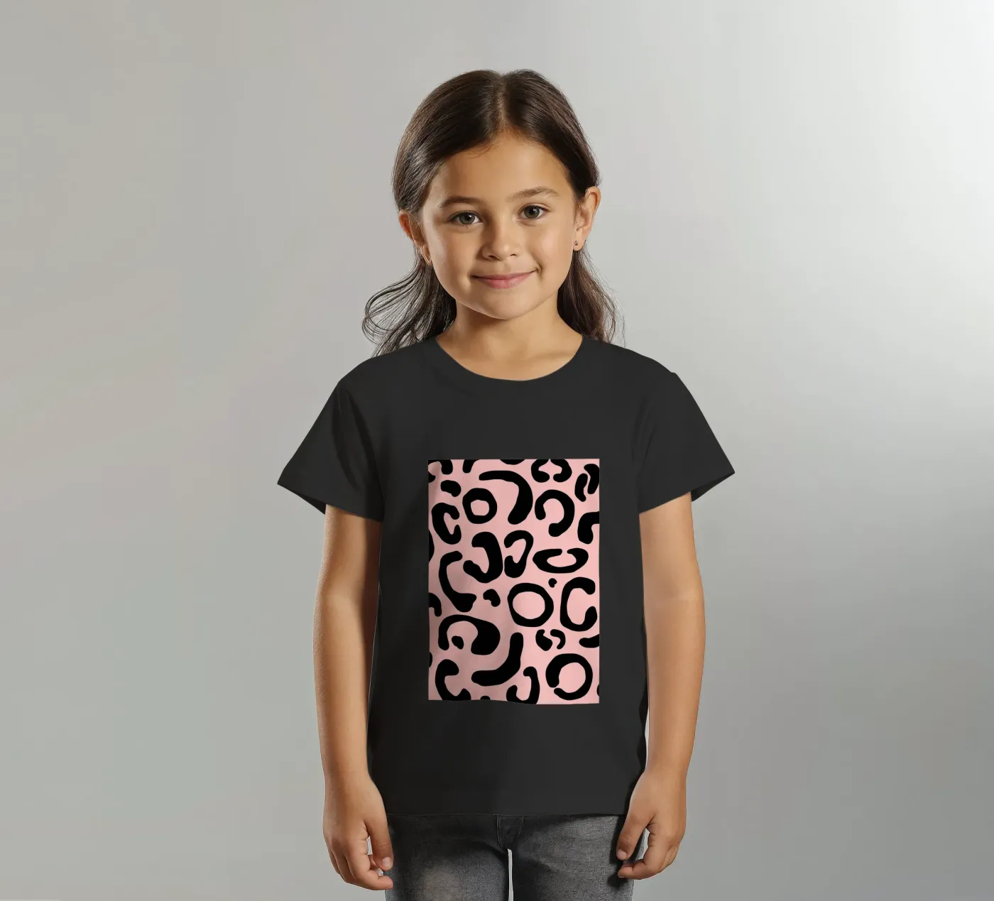 Leopard Rosé t-shirt bambini da BAINAI