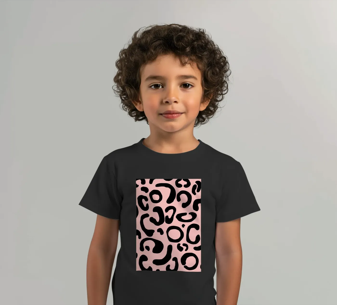Leopard Rosé t-shirt bambini da BAINAI