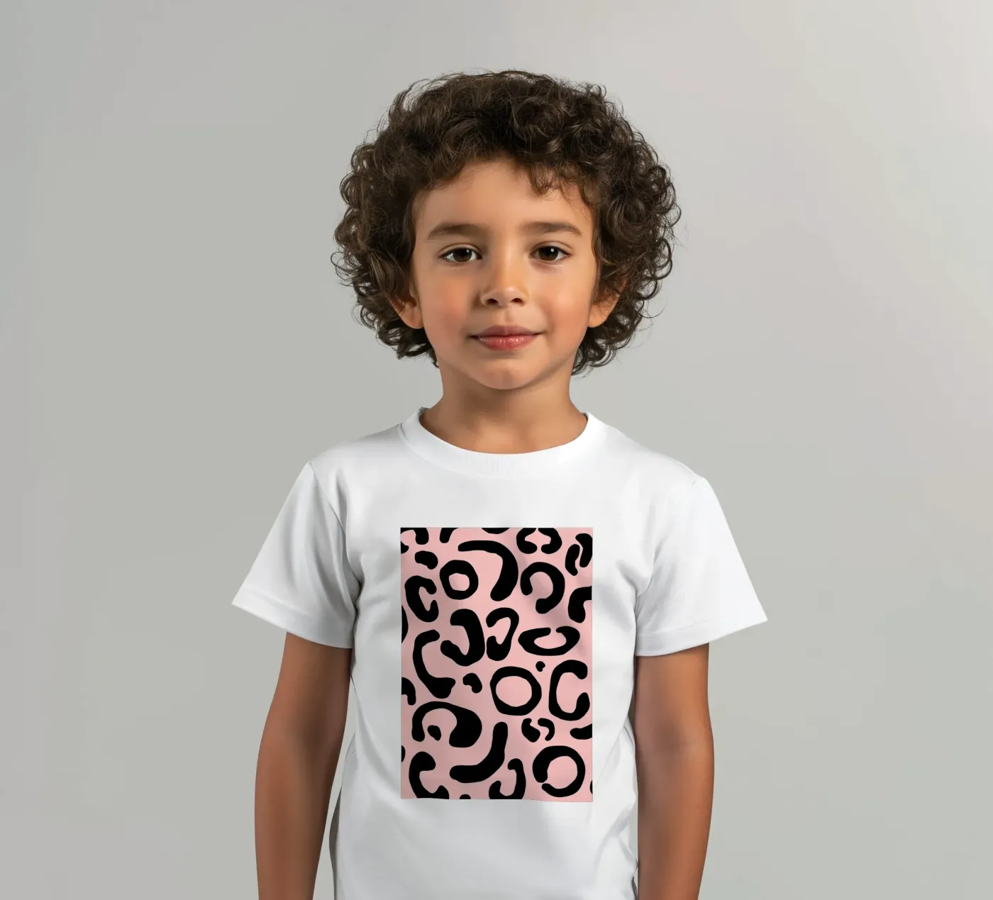 Leopard Rosé t-shirt bambini da BAINAI