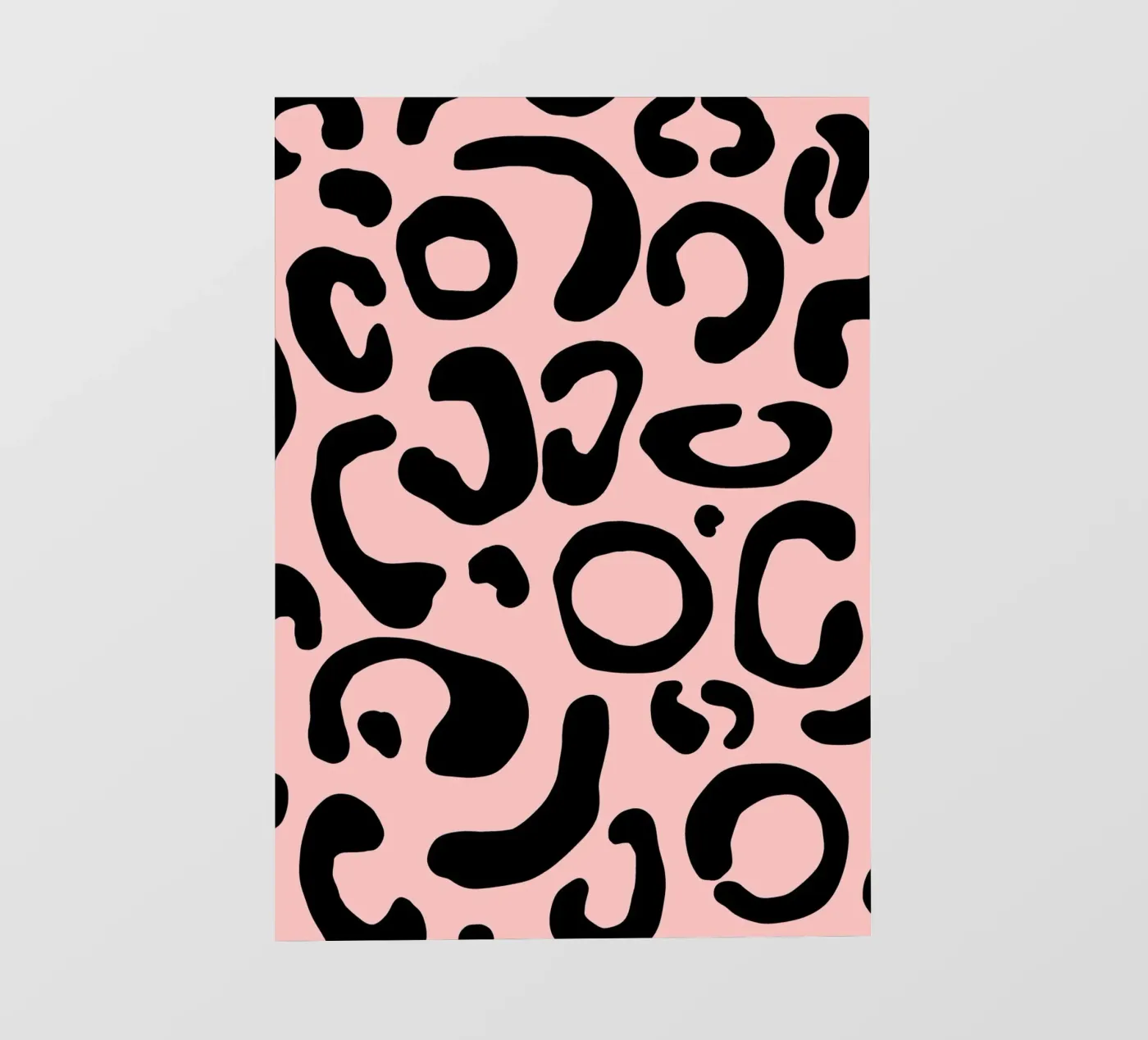 Leopard Rosé fotobehang van BAINAI