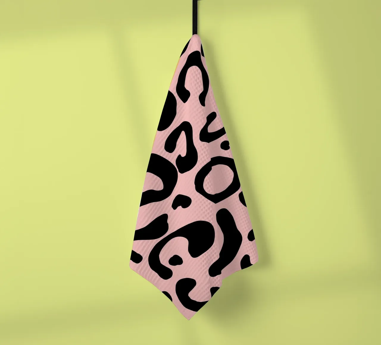 Leopard Rosé canovaccio da cucina da BAINAI