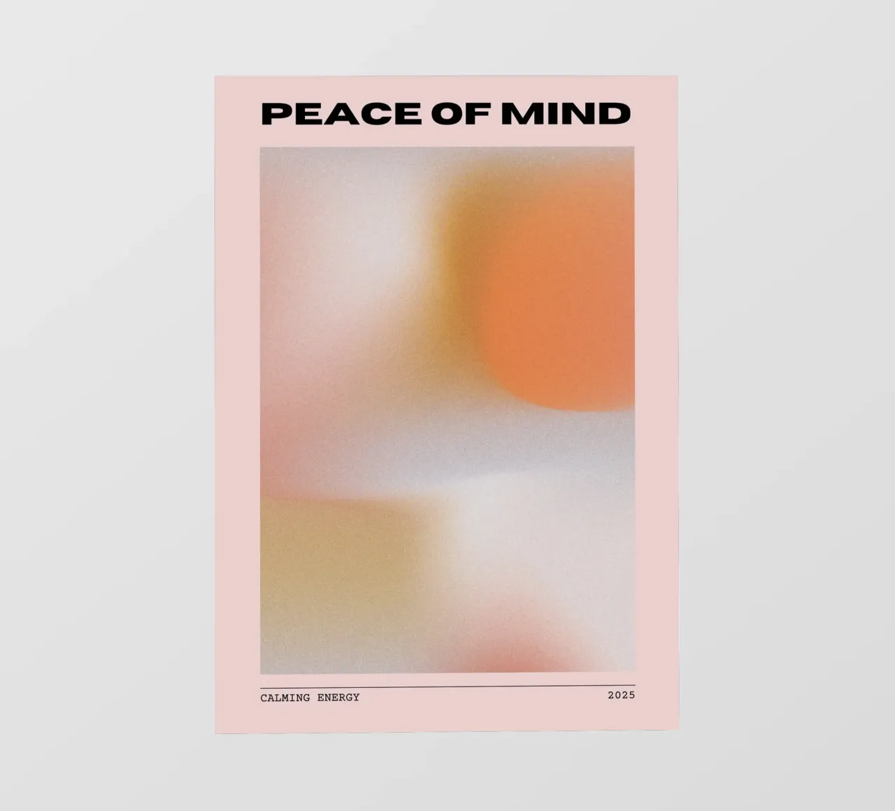 Peace of Mind Print – Serene, Minimal & Abstract pellicola backlit da PrintCessStudio