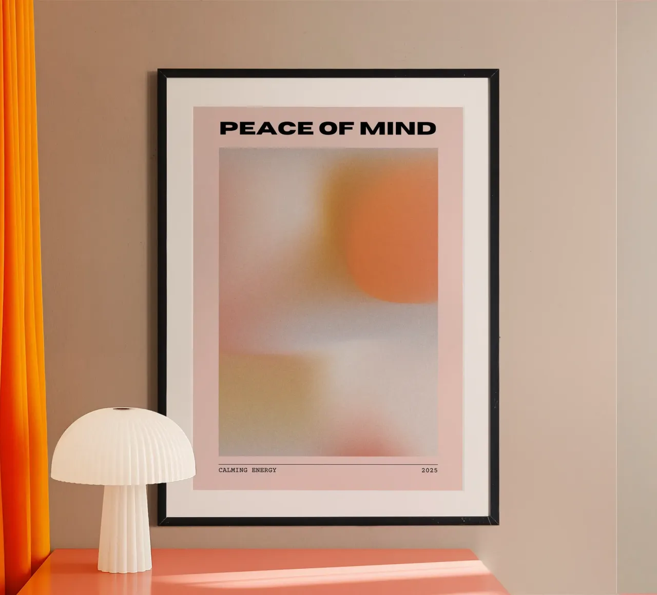 Peace of Mind Print – Serene, Minimal & Abstract hahnemühle de PrintCessStudio