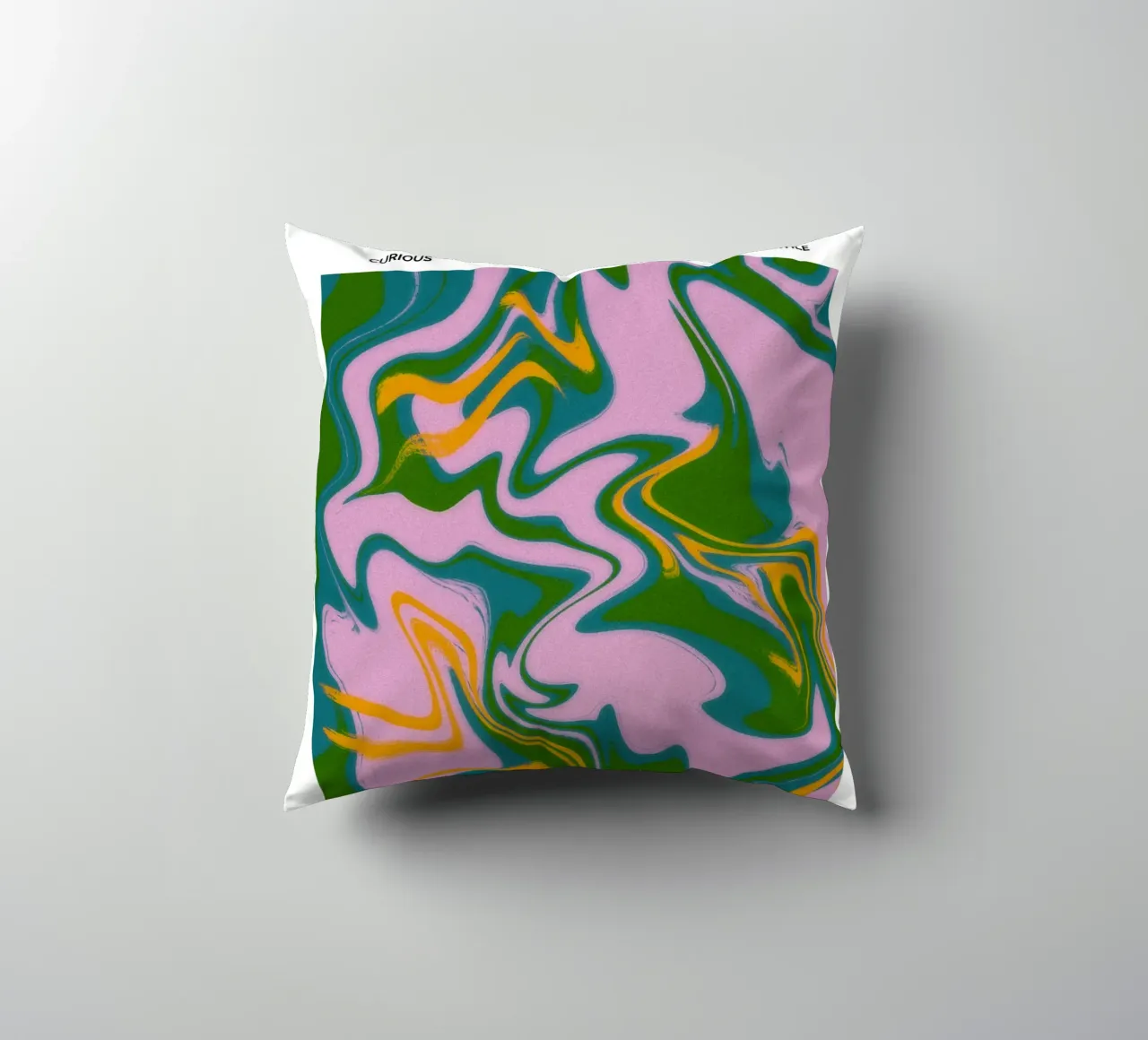 Gemini Zodiac Print – Dynamic, Expressive & Playful cuscino da PrintCessStudio