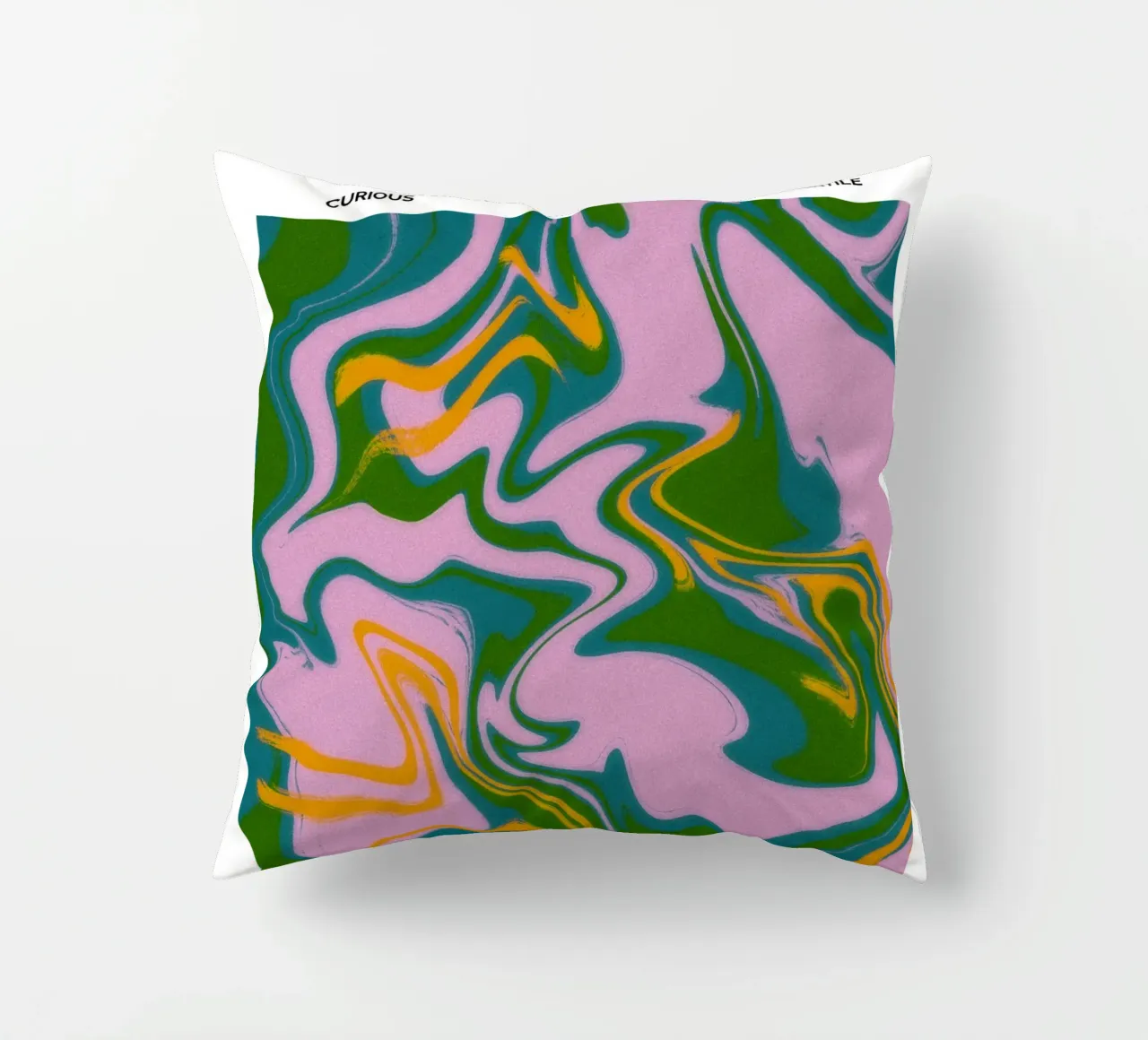 Gemini Zodiac Print – Dynamic, Expressive & Playful cuscino da PrintCessStudio