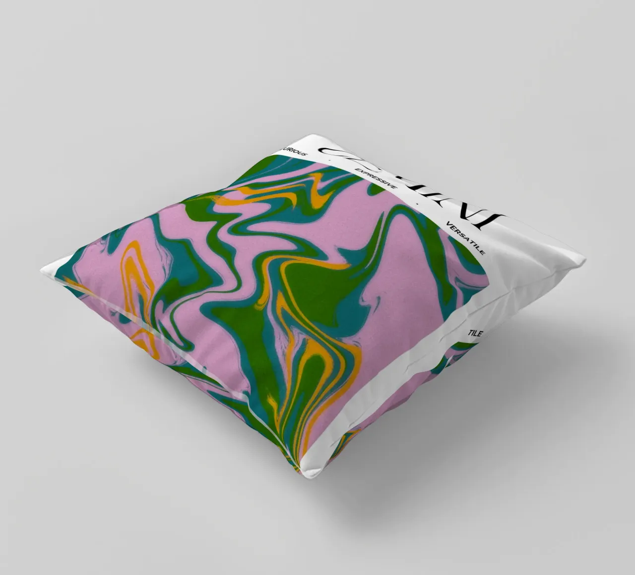 Gemini Zodiac Print – Dynamic, Expressive & Playful cuscino da PrintCessStudio