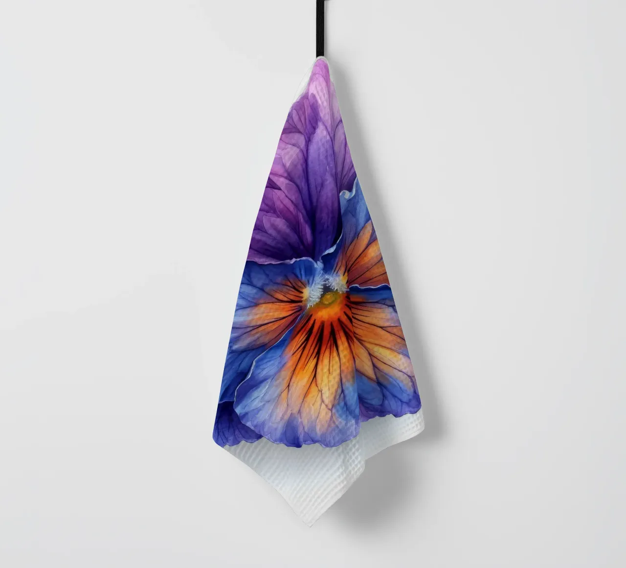 Fleur de pensée 1 torchon de Bold Blooms