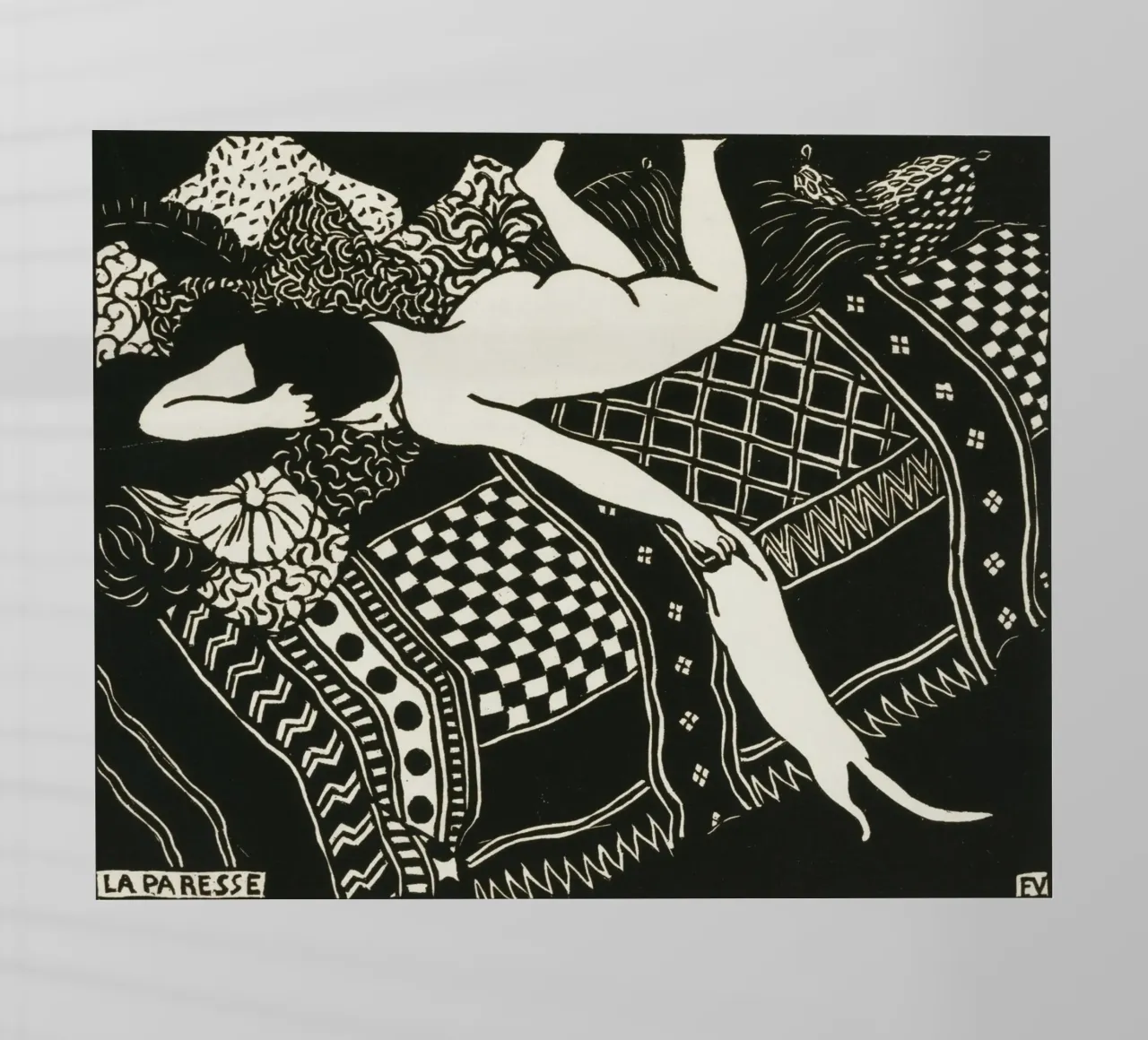 Felix Vallotton - Pigrizia pellicola backlit da Timeless Artworks